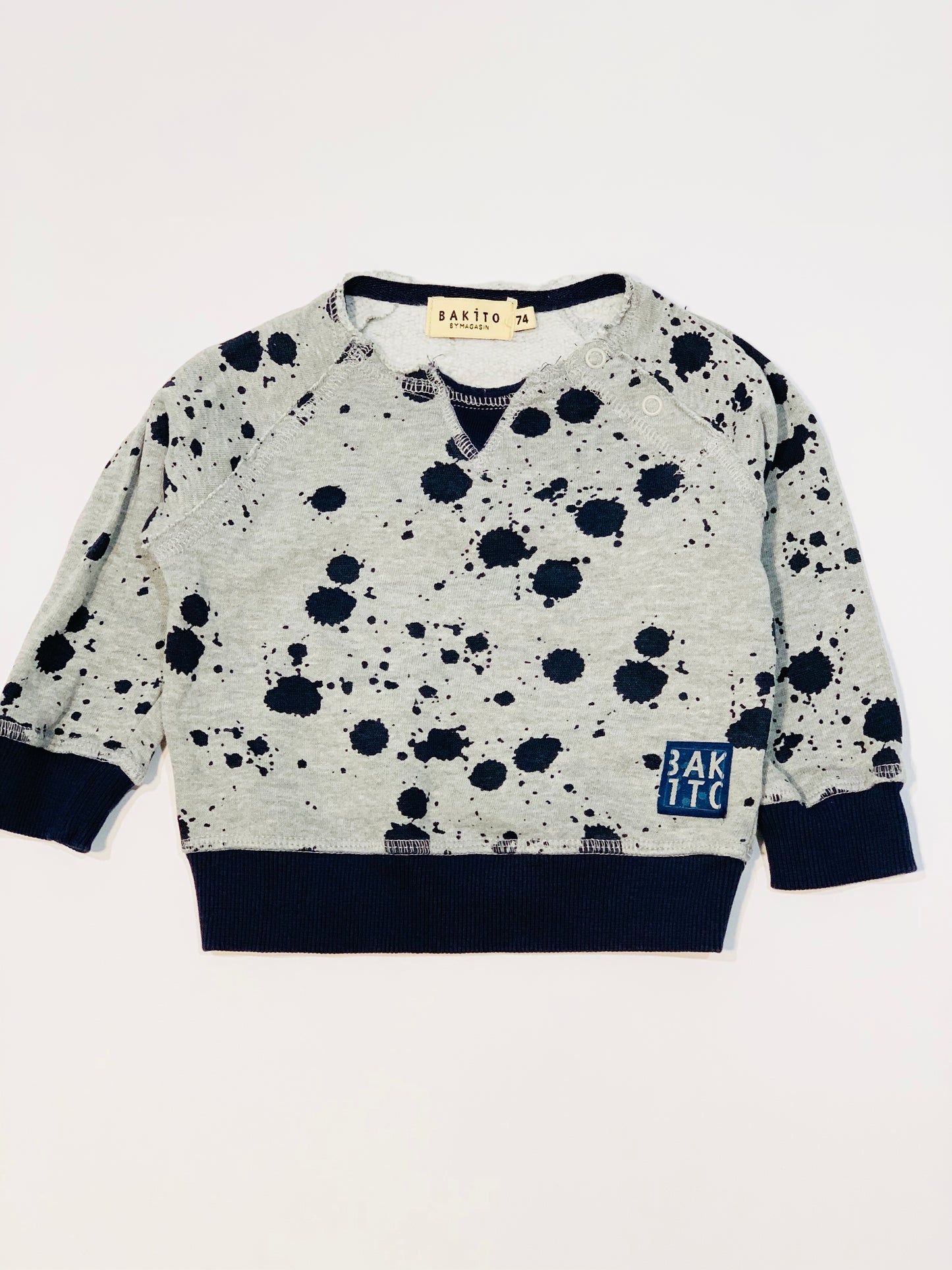 Paint splat sweater - Size 6-9 months