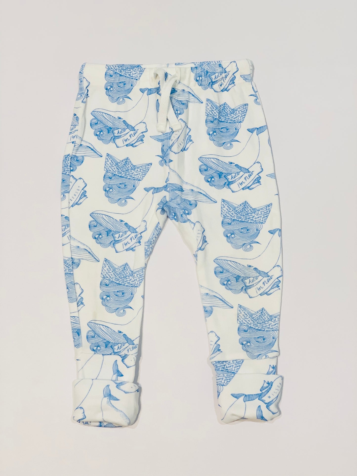 Blue whale pants - Size 0