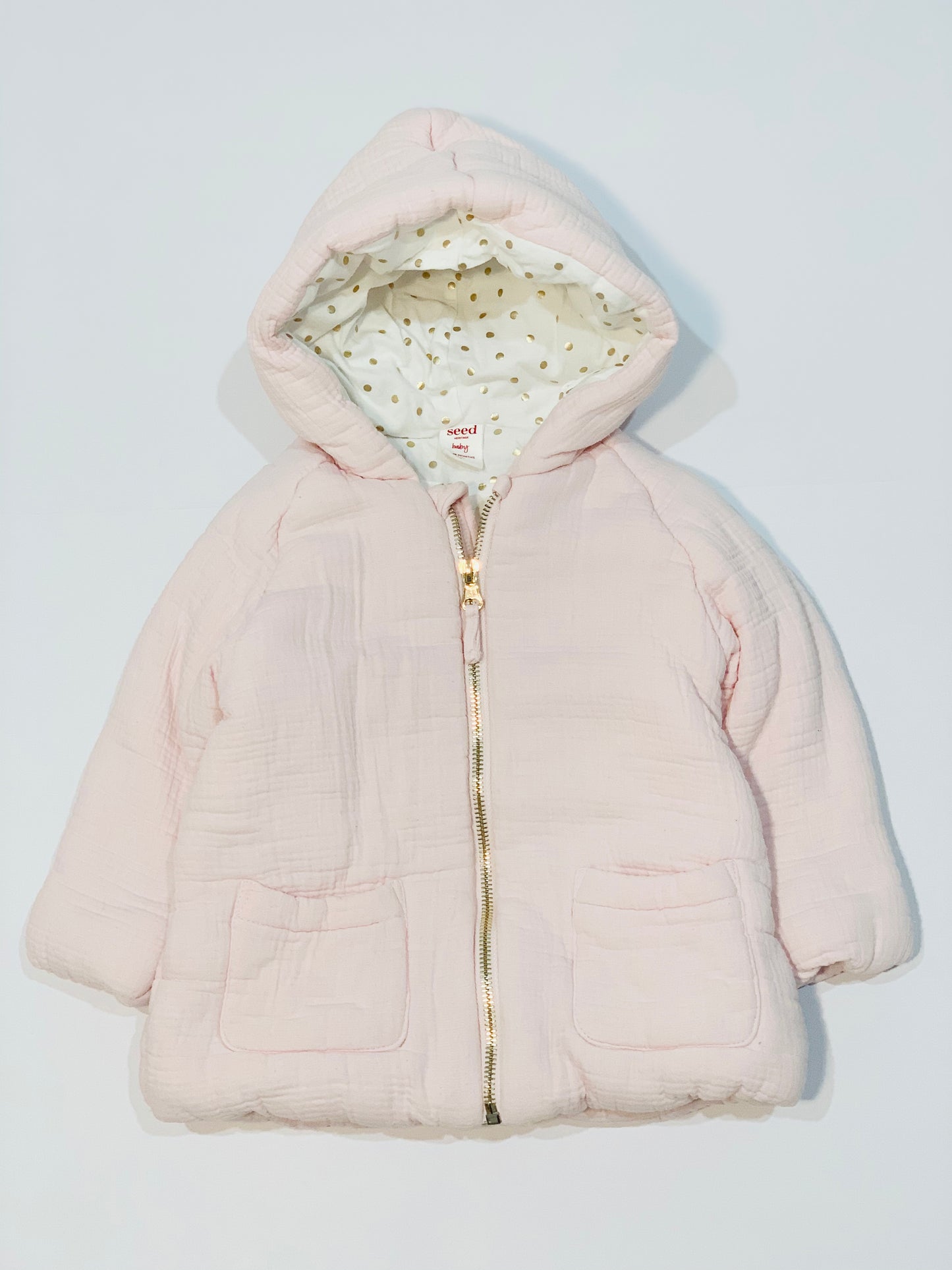 Pink padded jacket - Size 1