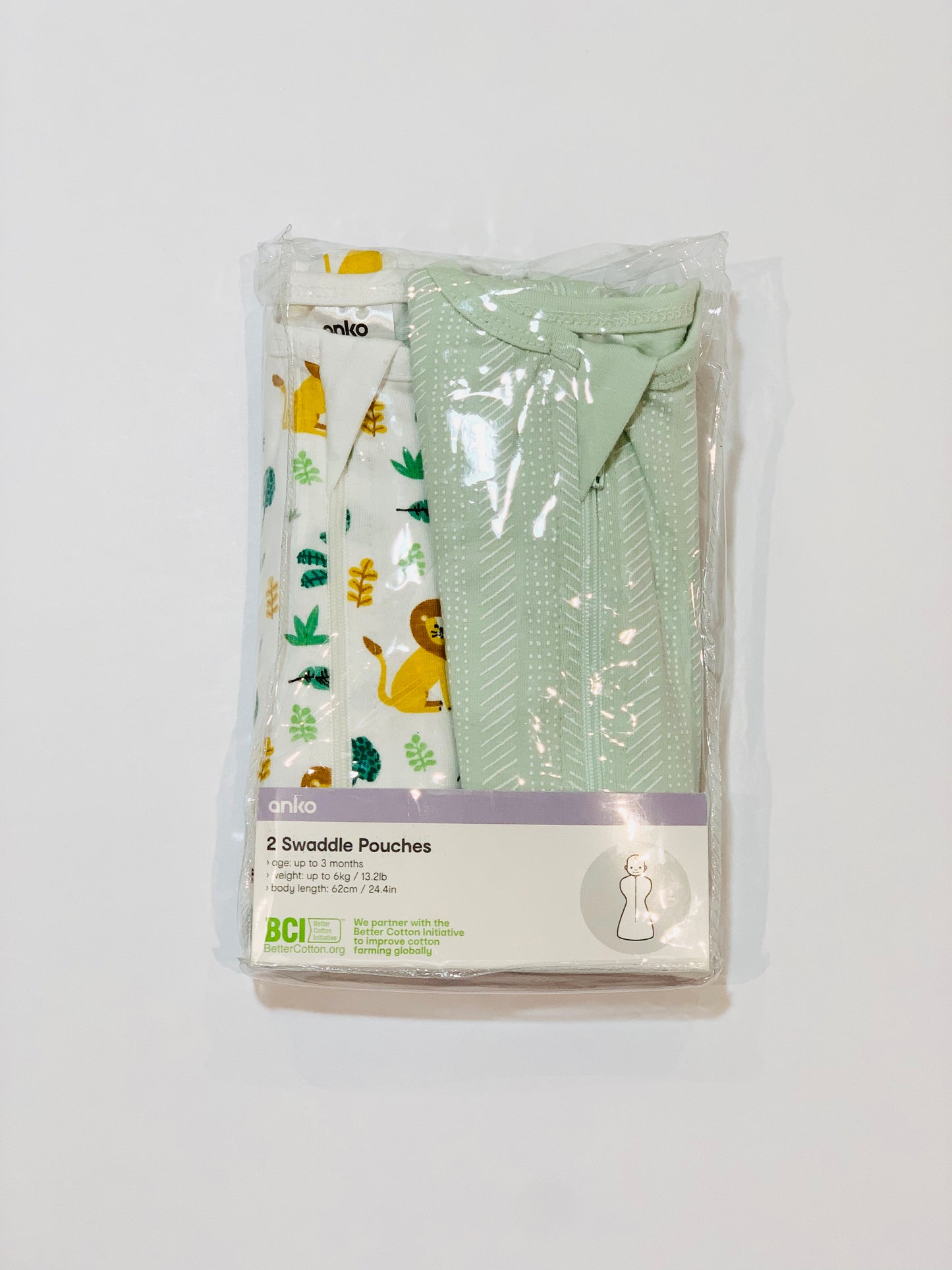 2 pack swaddle pouch - Size 0-3 months
