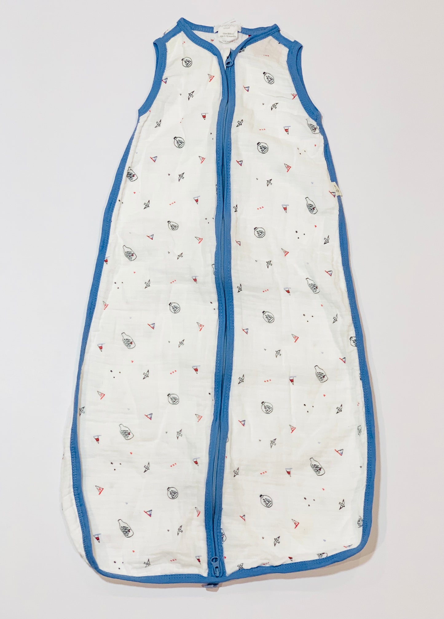 Muslin sleeping bag - Size 3-12 months