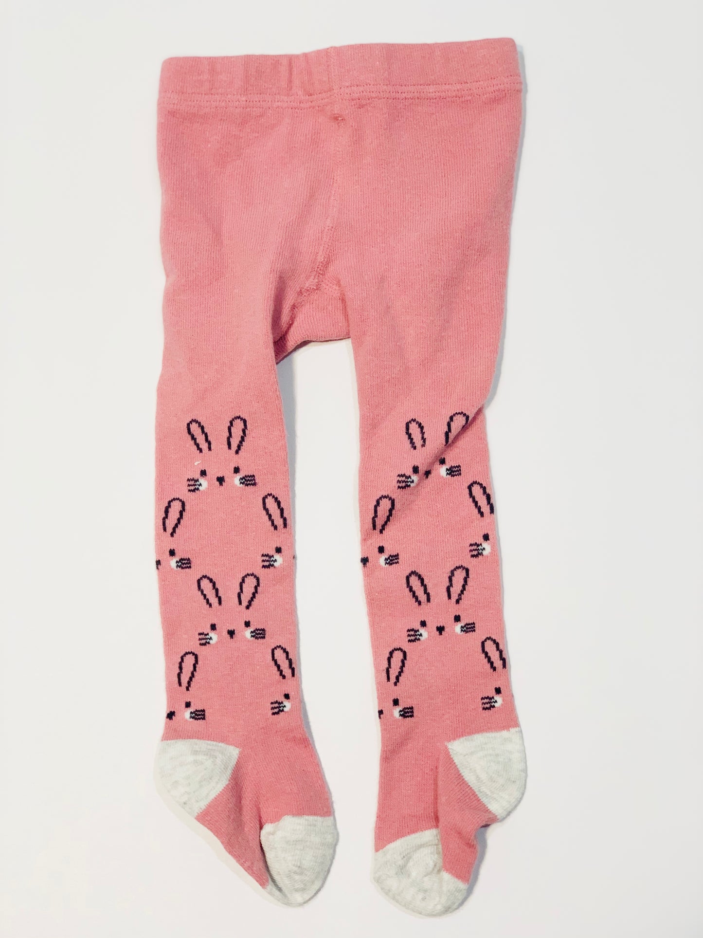 Pink bunny tights - Size 0