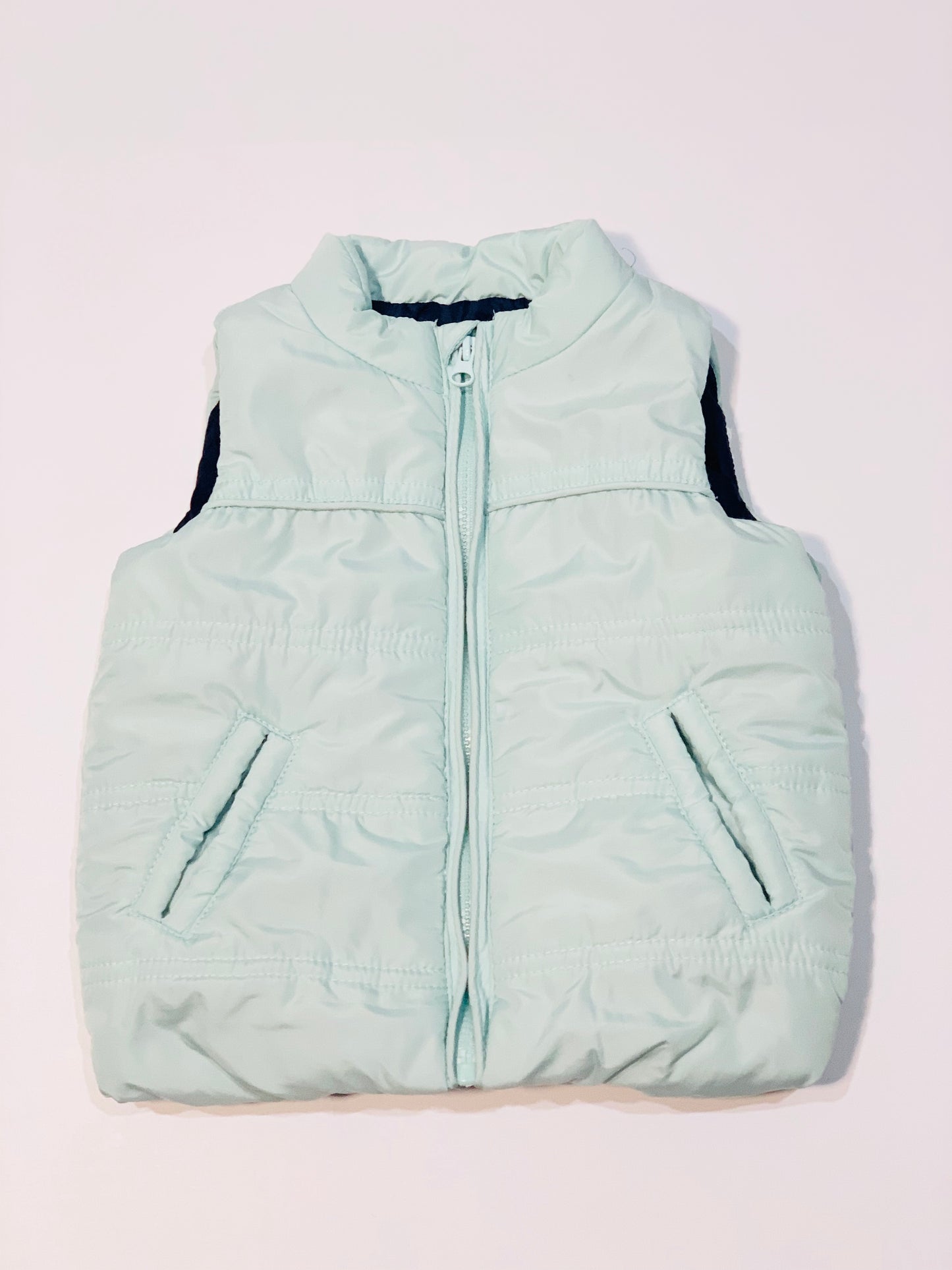 Green puffer vest - Size 0