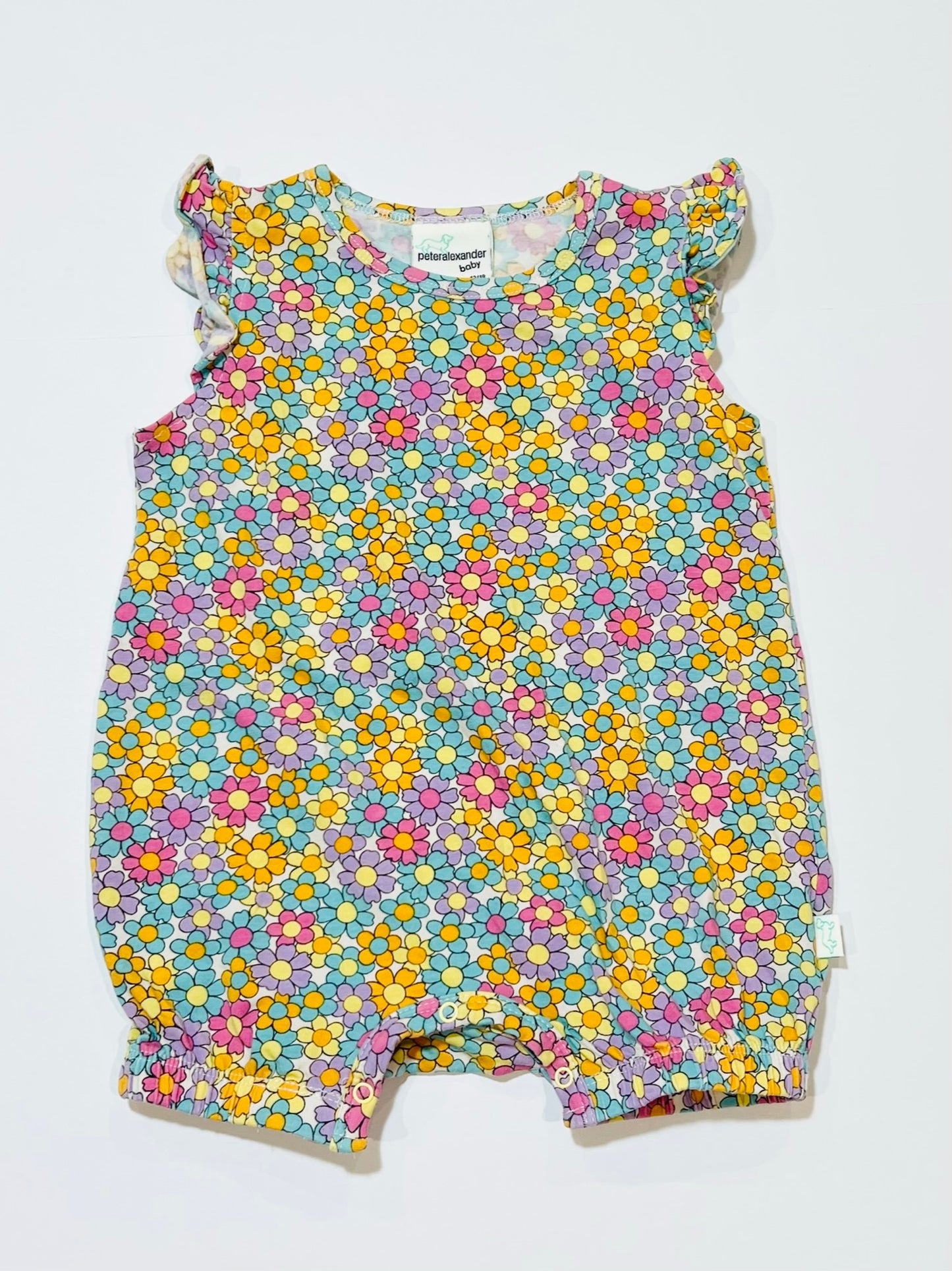 Floral romper - Size 1