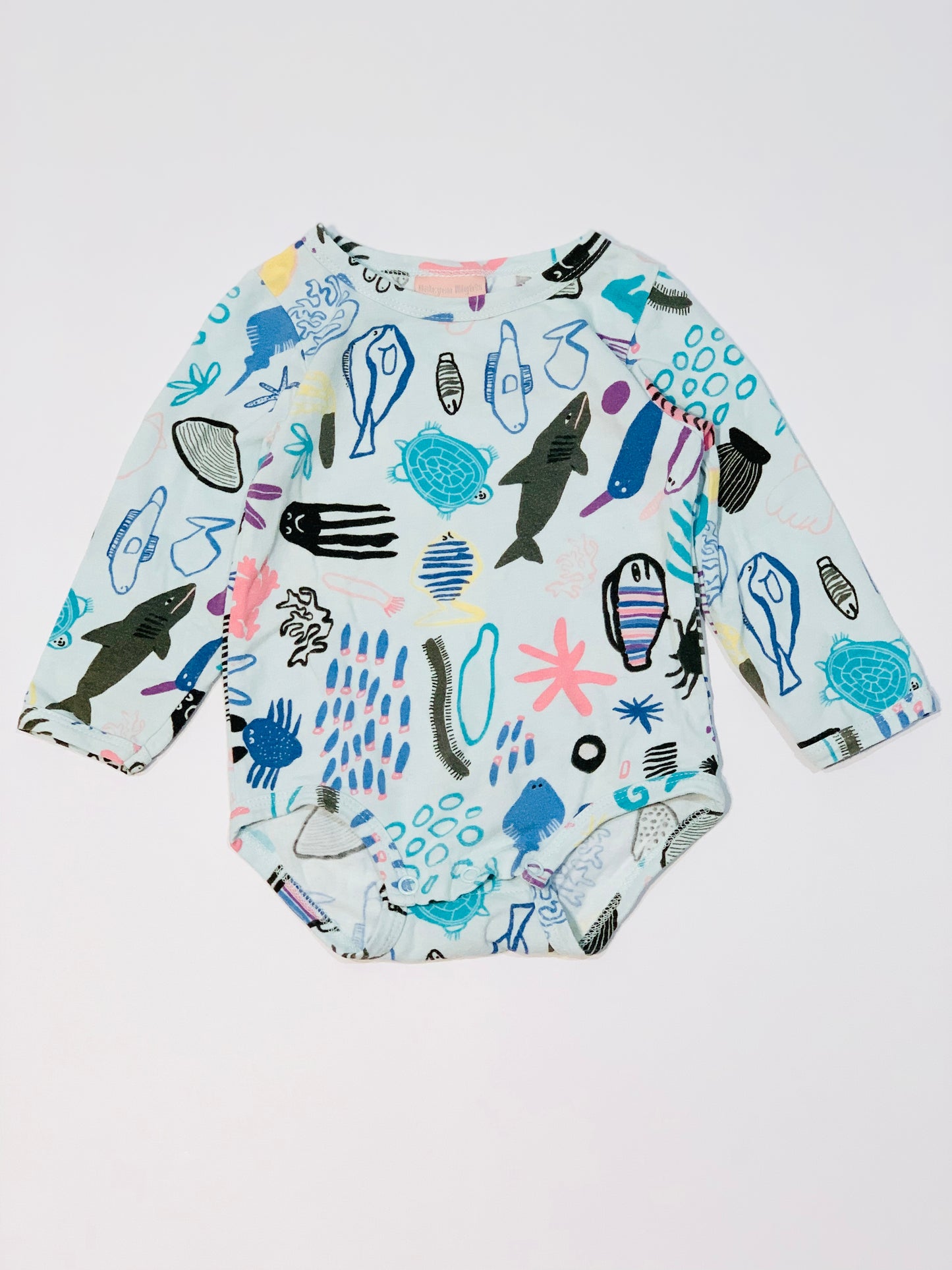 Sea creatures bodysuit - Size 0
