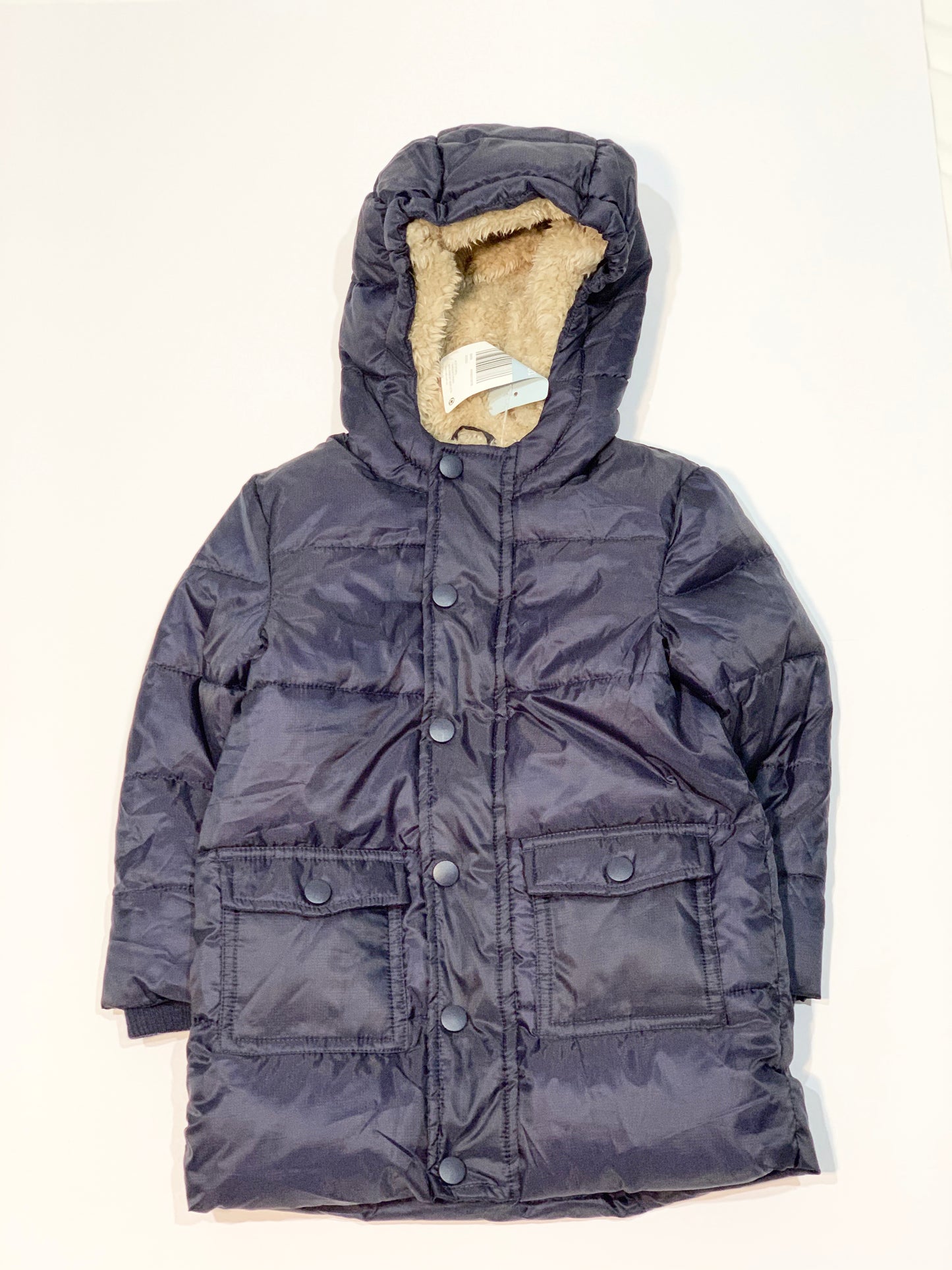 Navy puffer jacket brand new - Size 1-2
