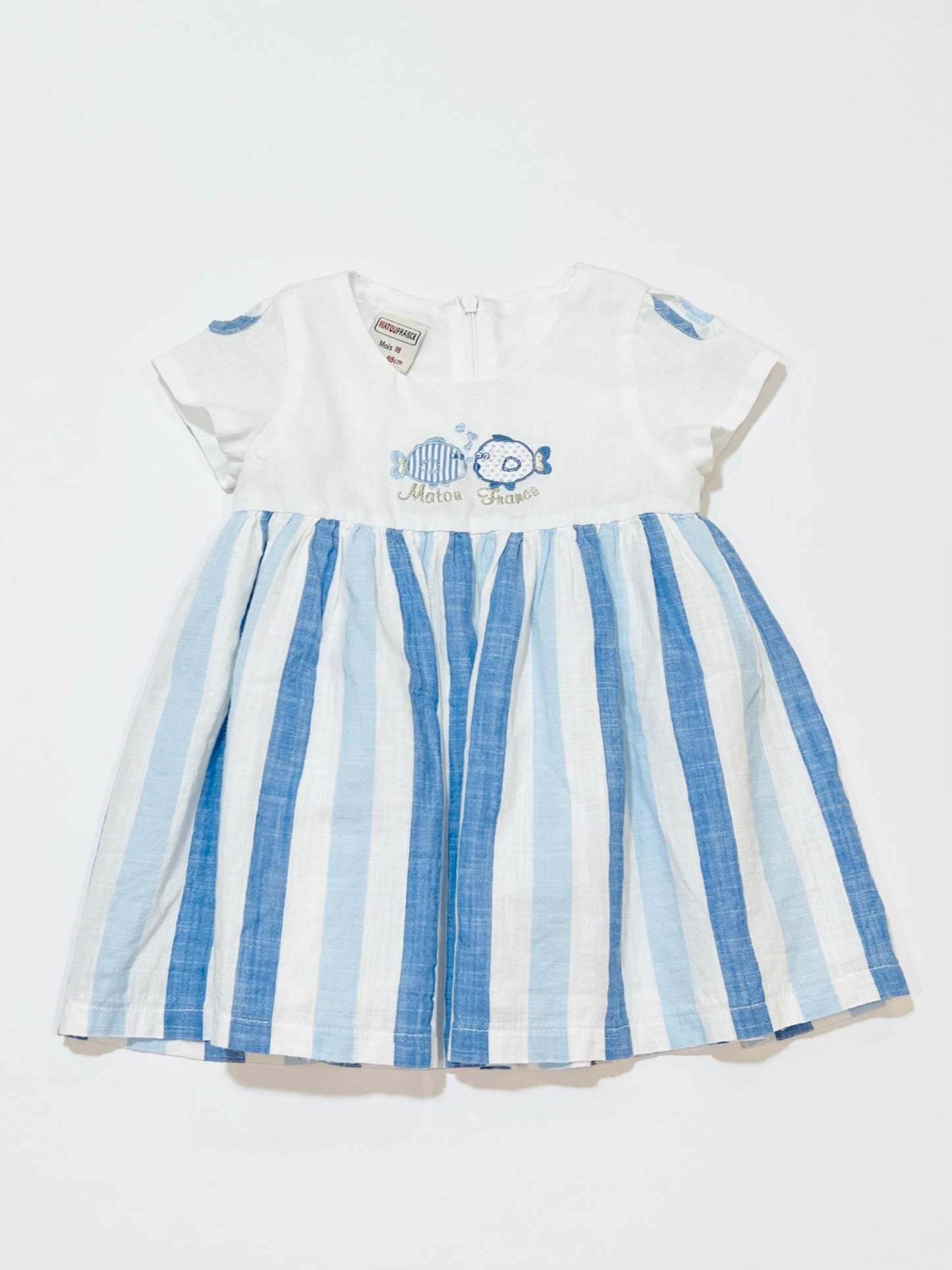 Striped fish dress - Size 1