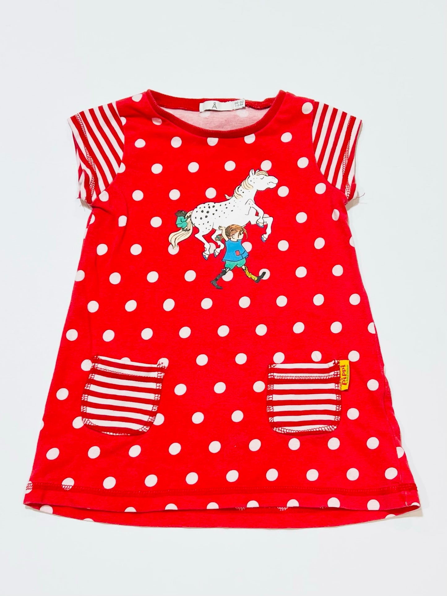 Pippi Longstocking dress - Size 1