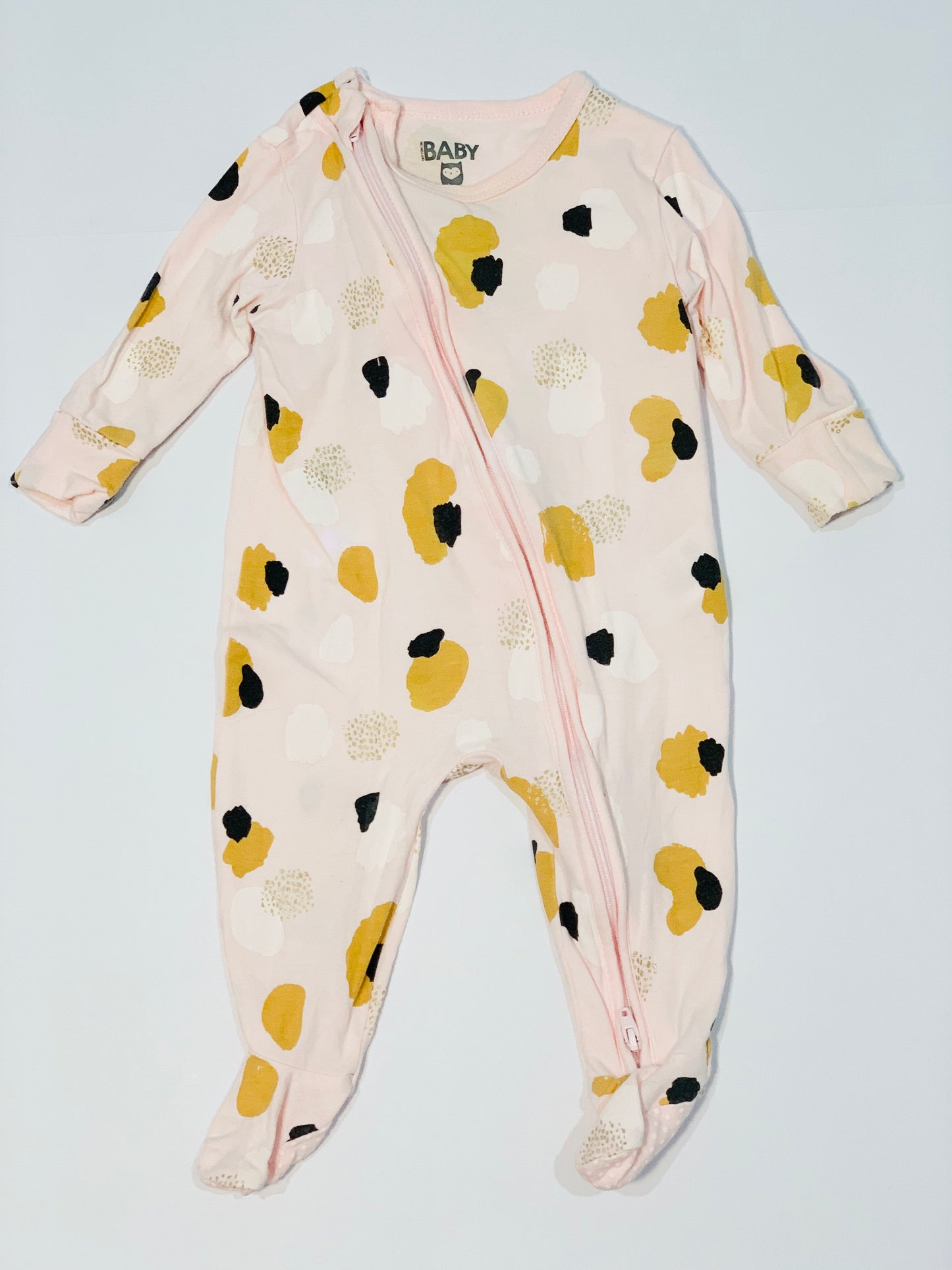 Pink zip onesie - Size 00