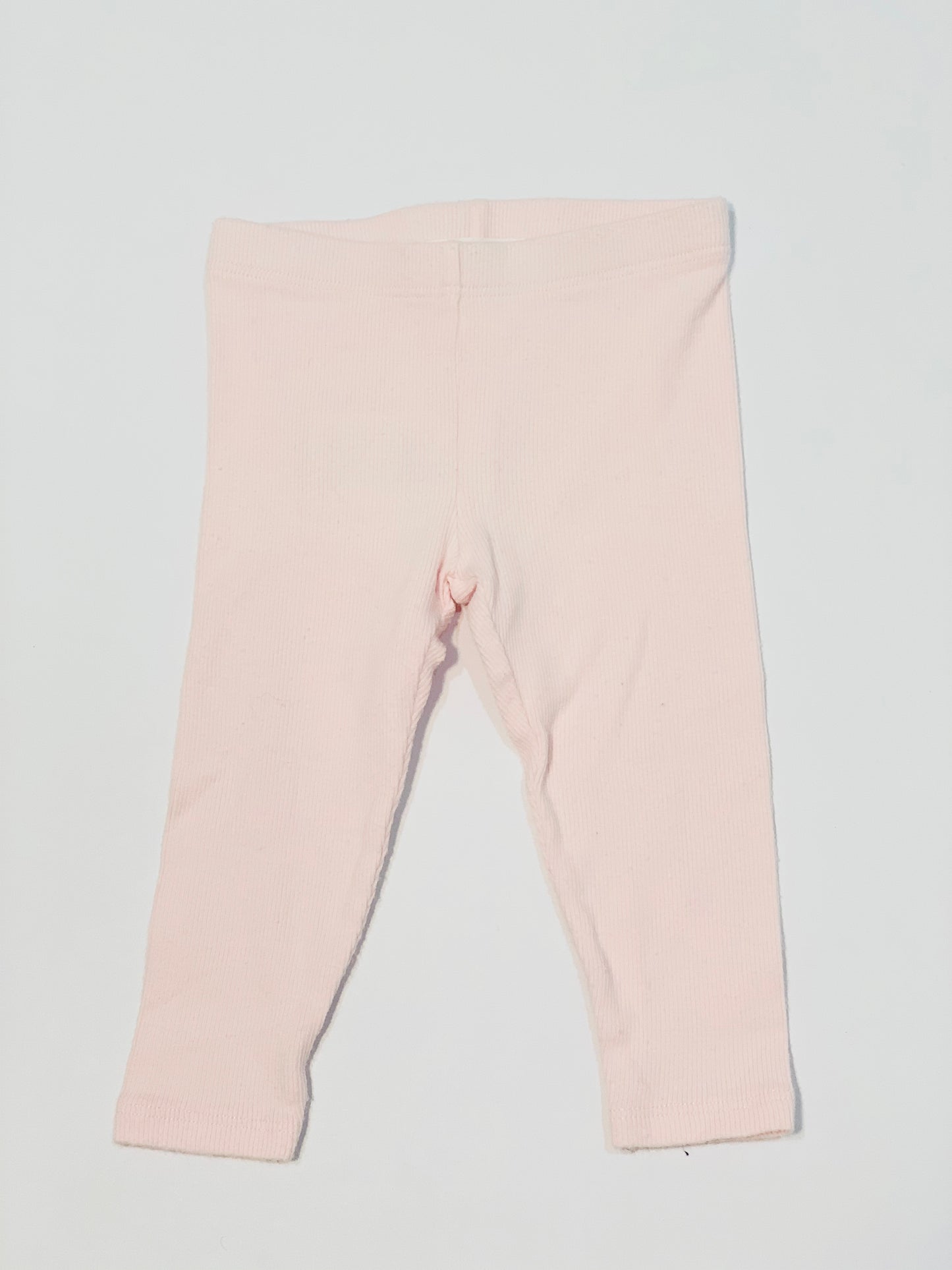 Pink ribbed leggings - Size 00