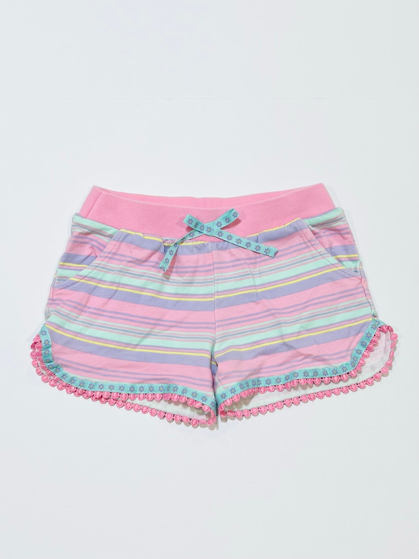 Striped sweat shorts - Size 4