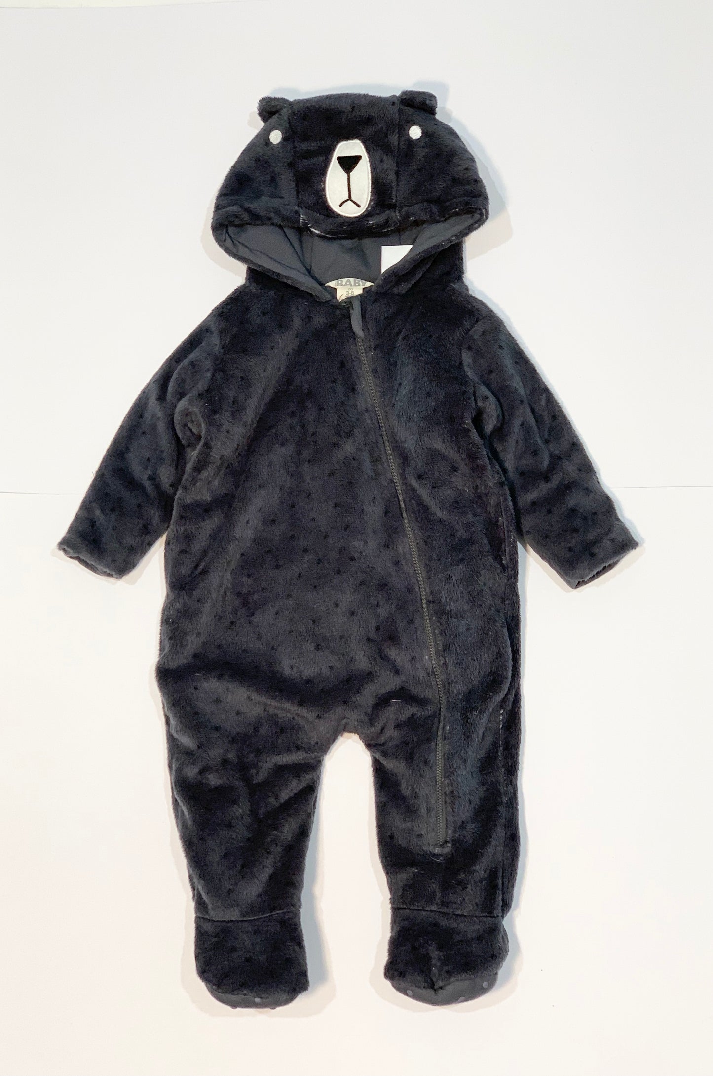 Dark grey bear coverall - Size 00
