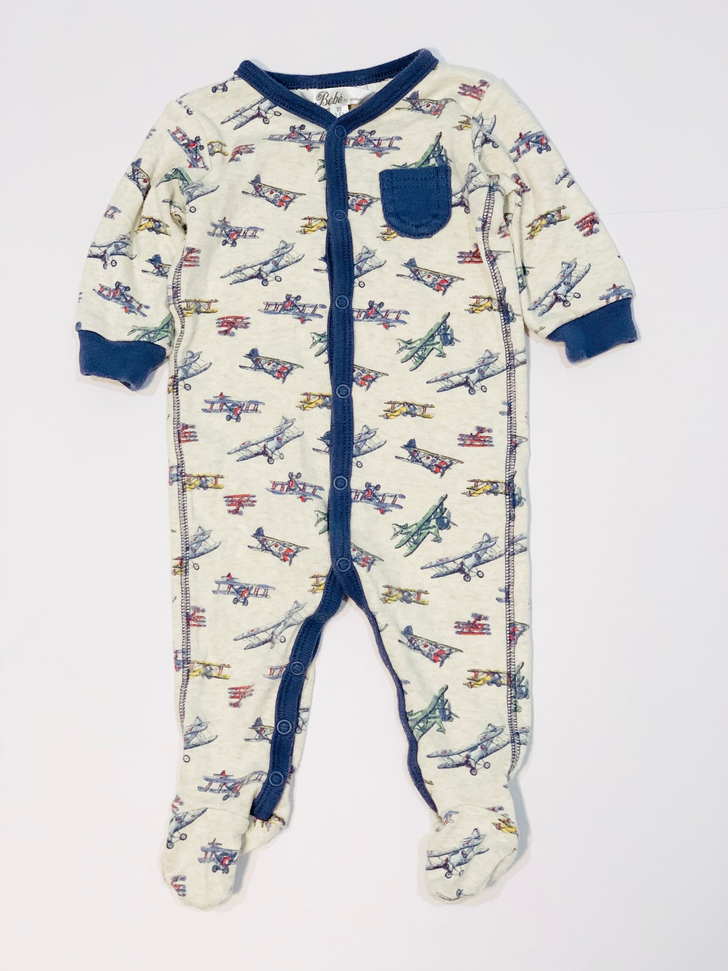 Aeroplanes onesie - Size 00