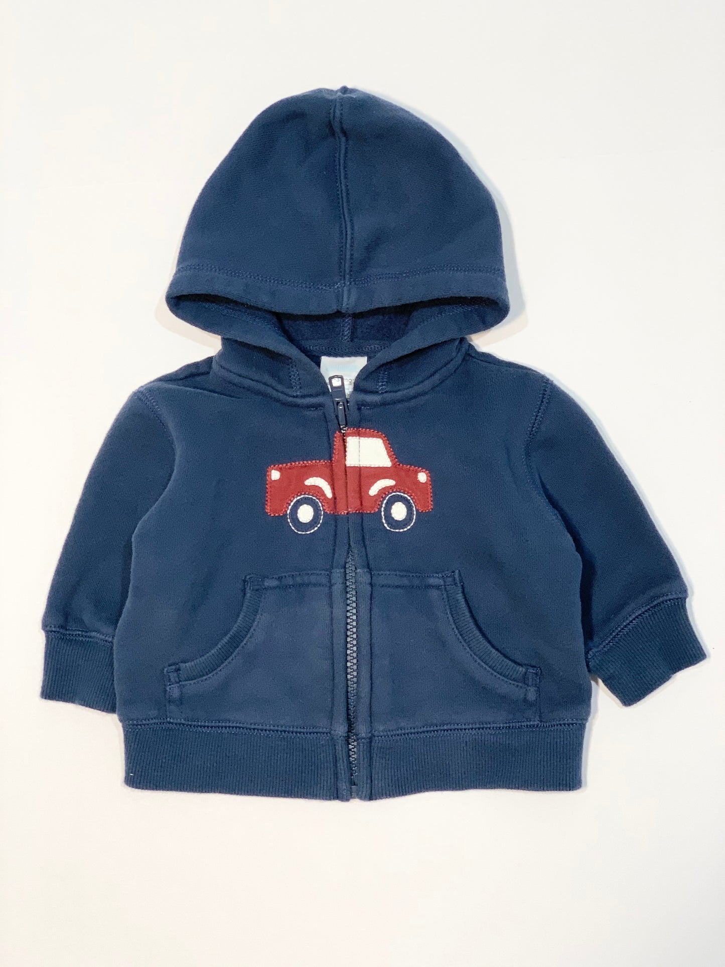 Navy car hoodie - Size 000