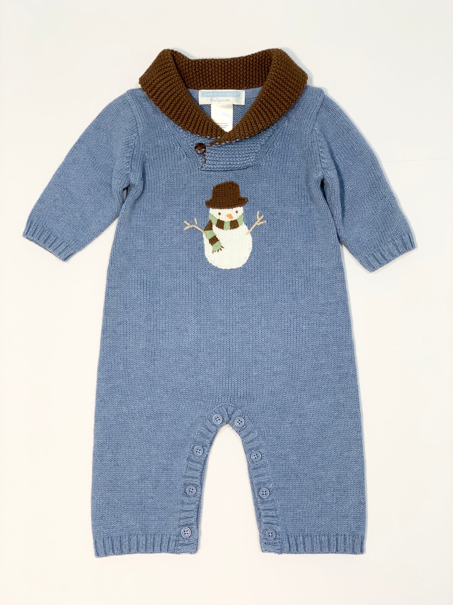 Snowman knit onesie - Size 000