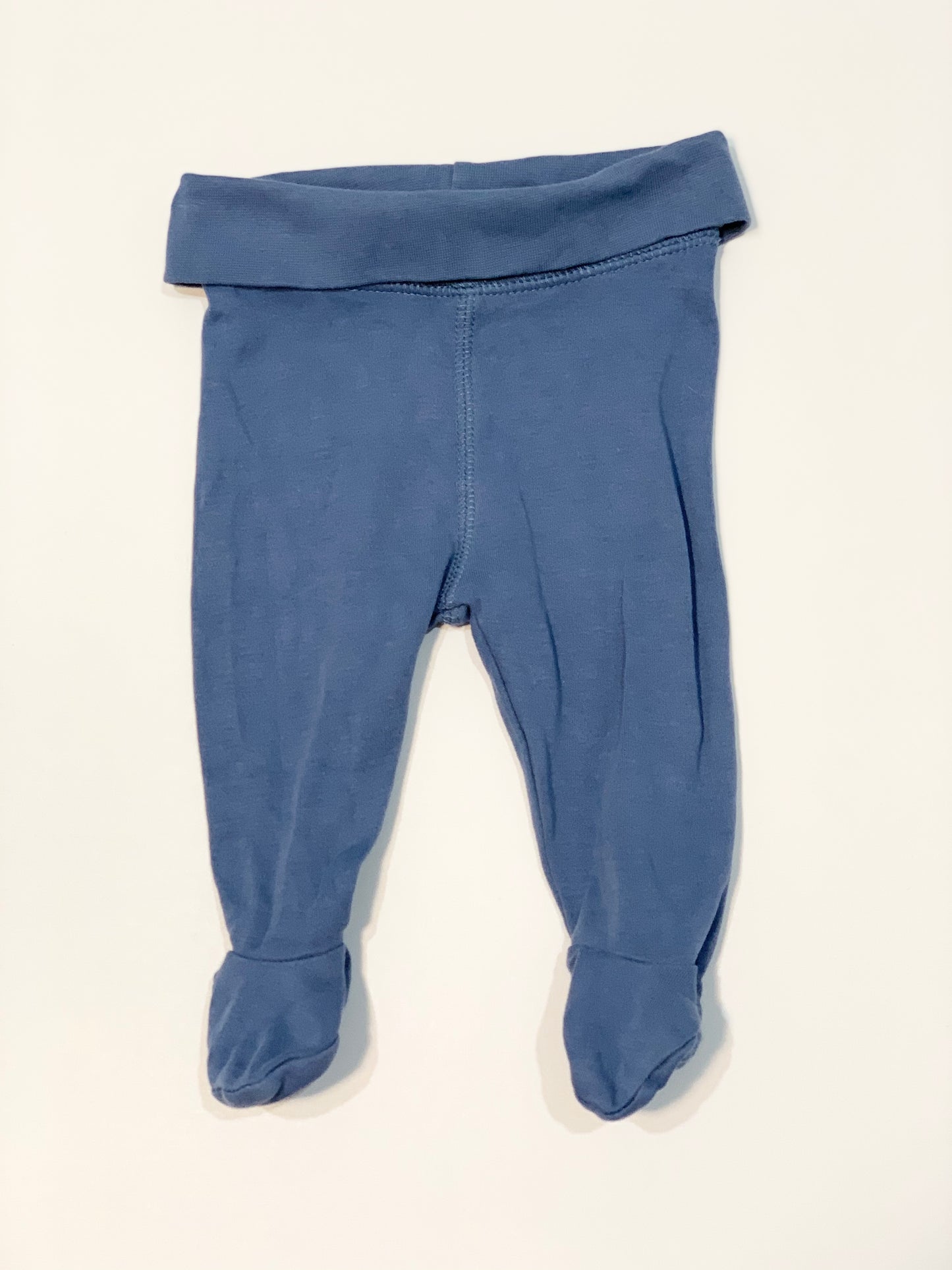Blue footed pants - Size 1-2 months