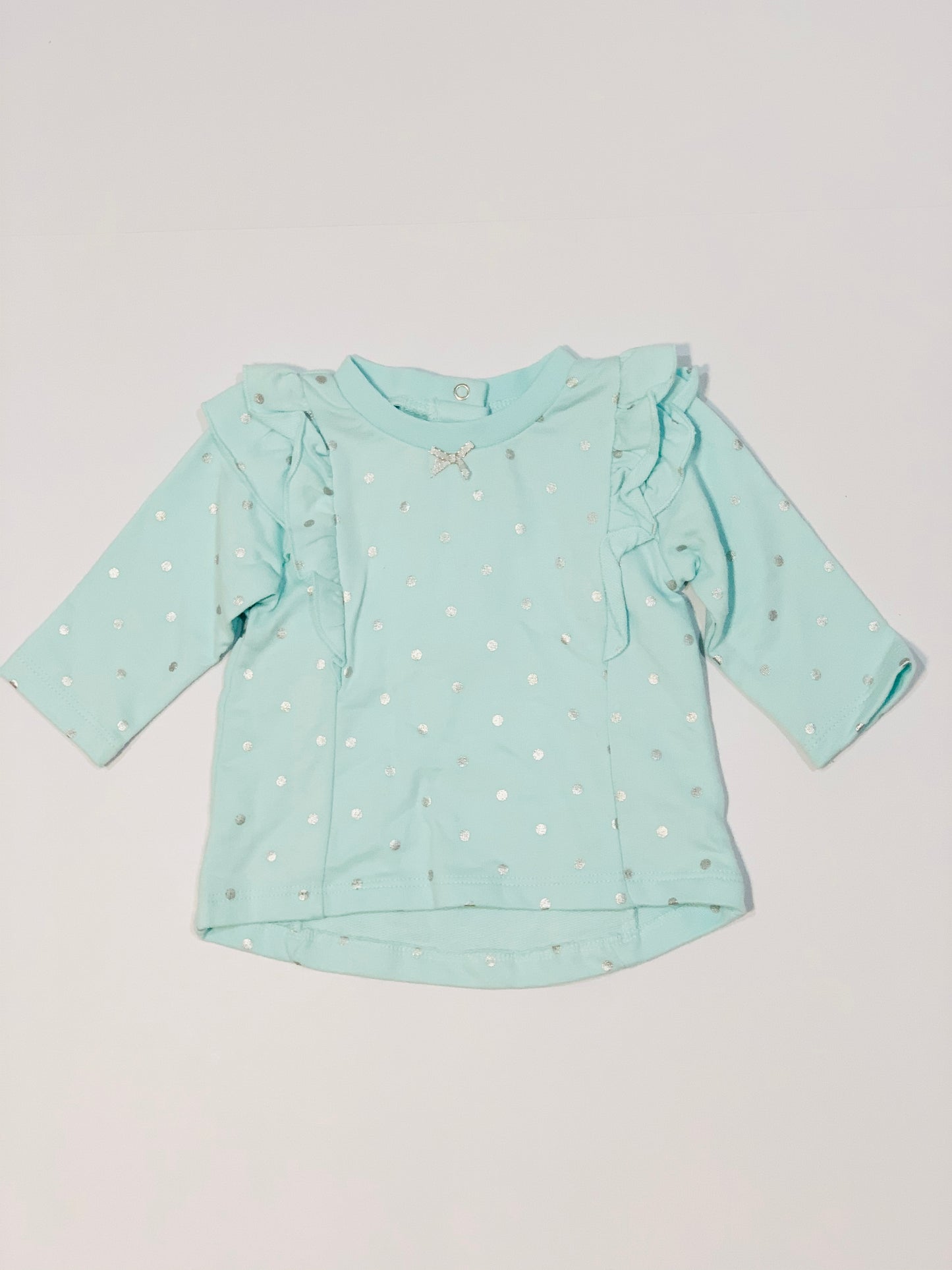 Green spotty top - Size 000