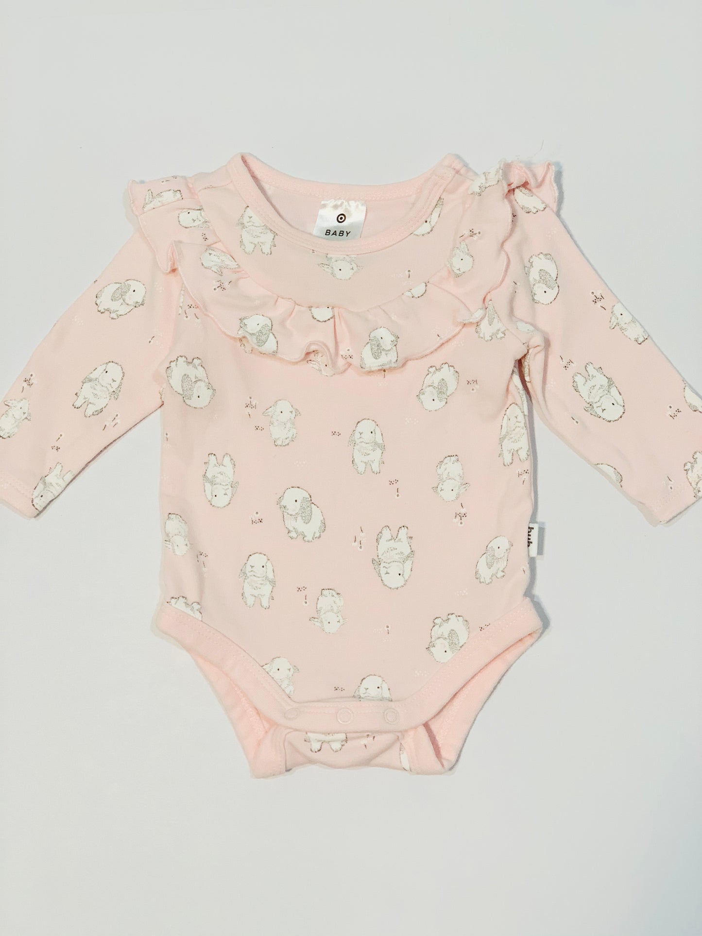 Pink bunny bodysuit - Size 000