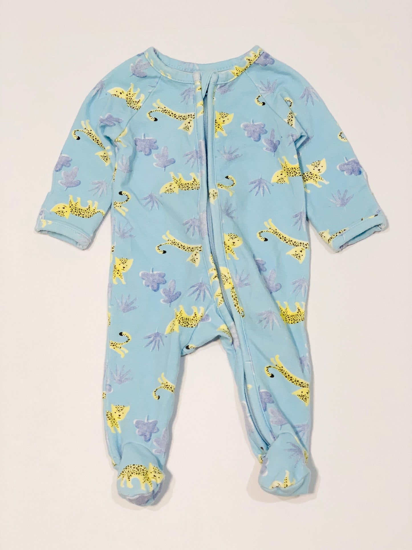 Blue cat onesie - Size 00000