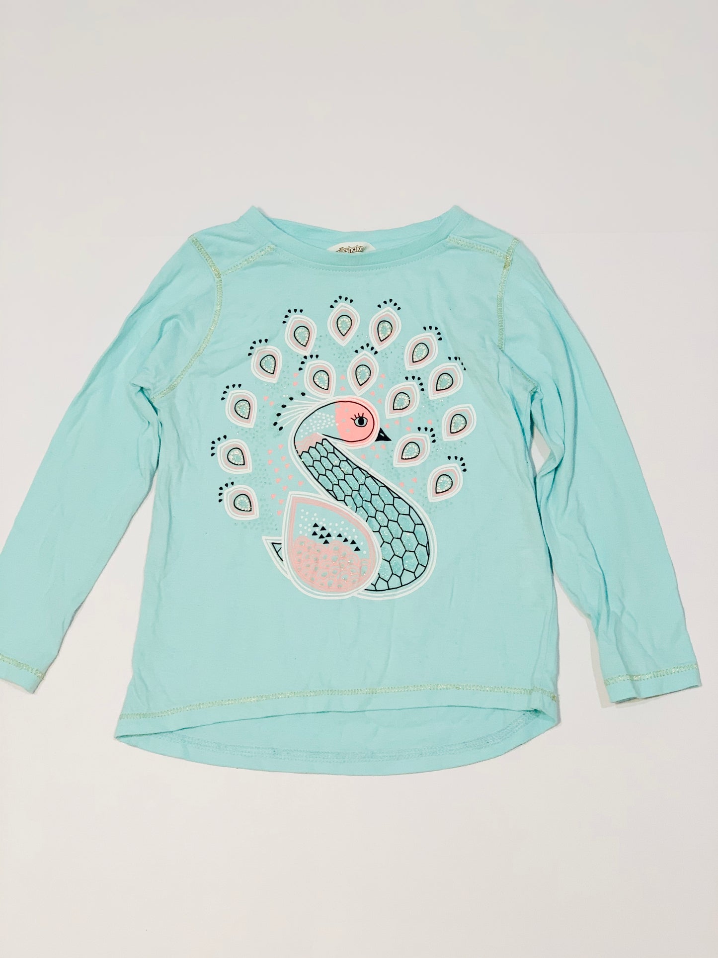 Glitter swan tee - Size 3