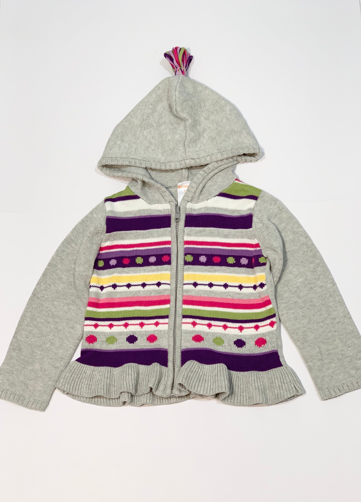 Hooded knit jacket - Size 3