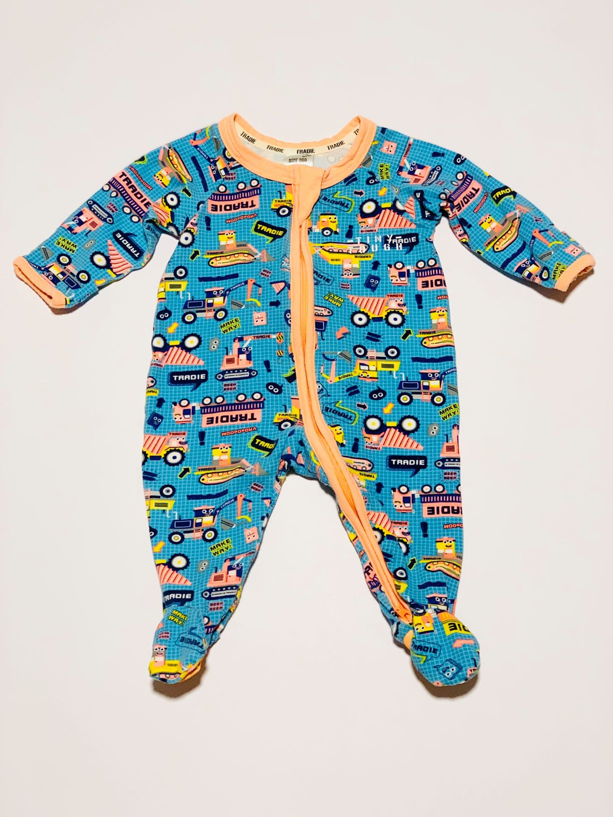 Digger onesie - Size 000