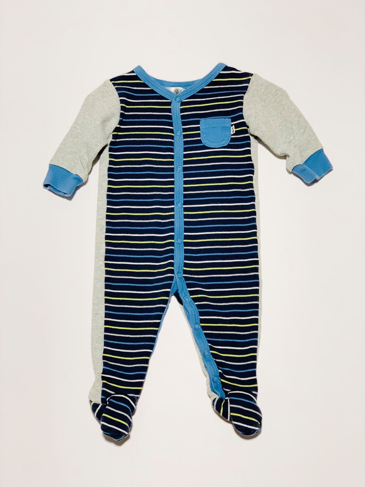 Blue striped onesie - Size 000