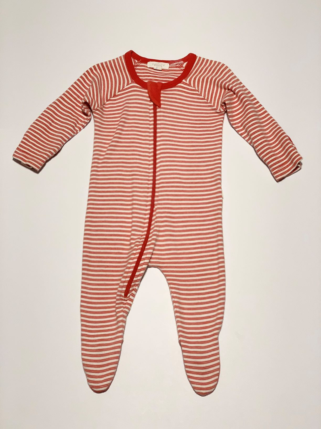 Red stripe onesie - Size 000