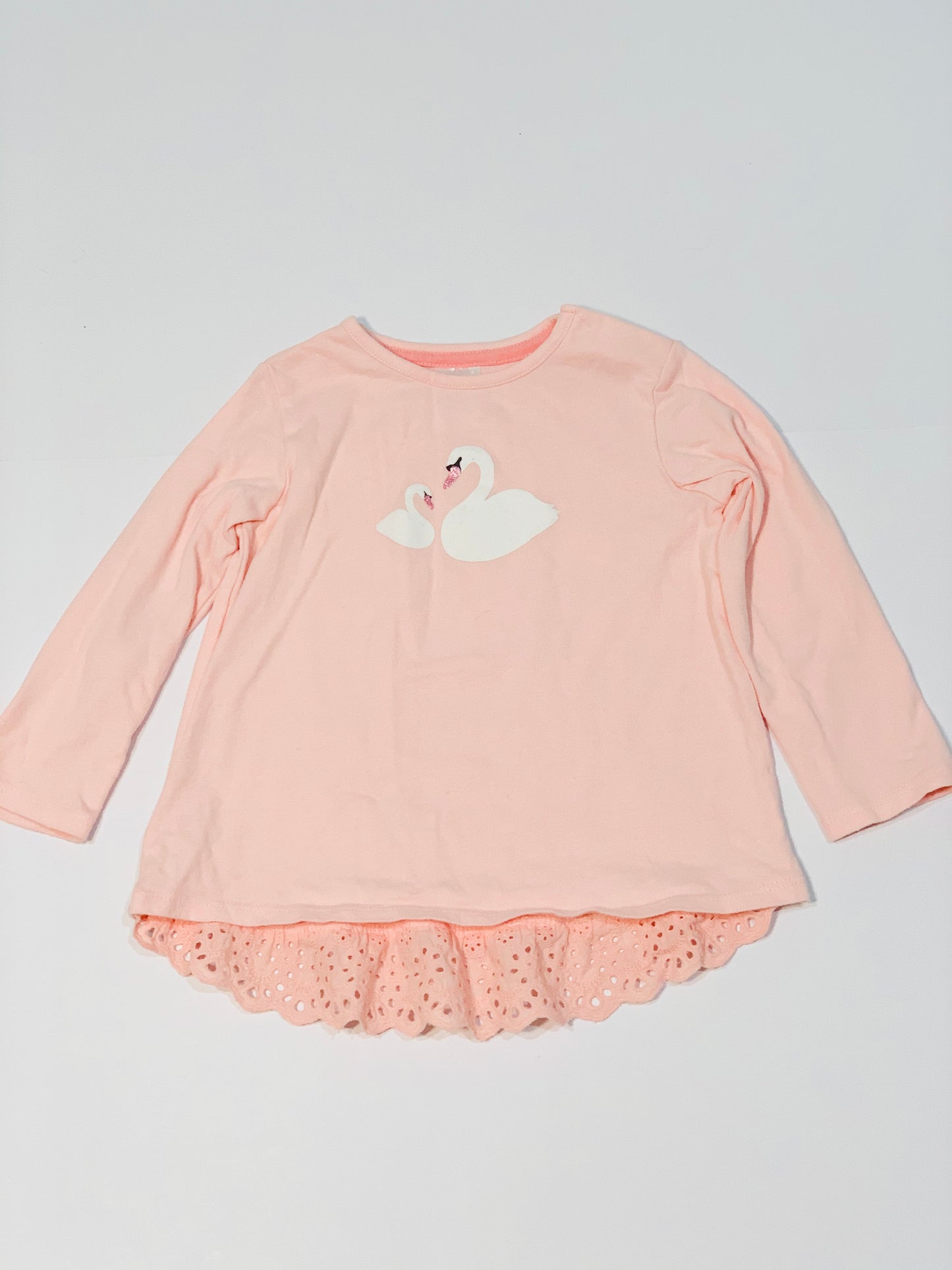 Pink swan top - Size 1