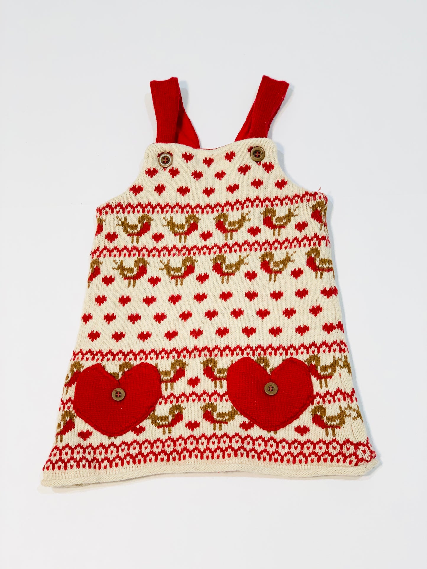 Robins knit pinafore - Size 1