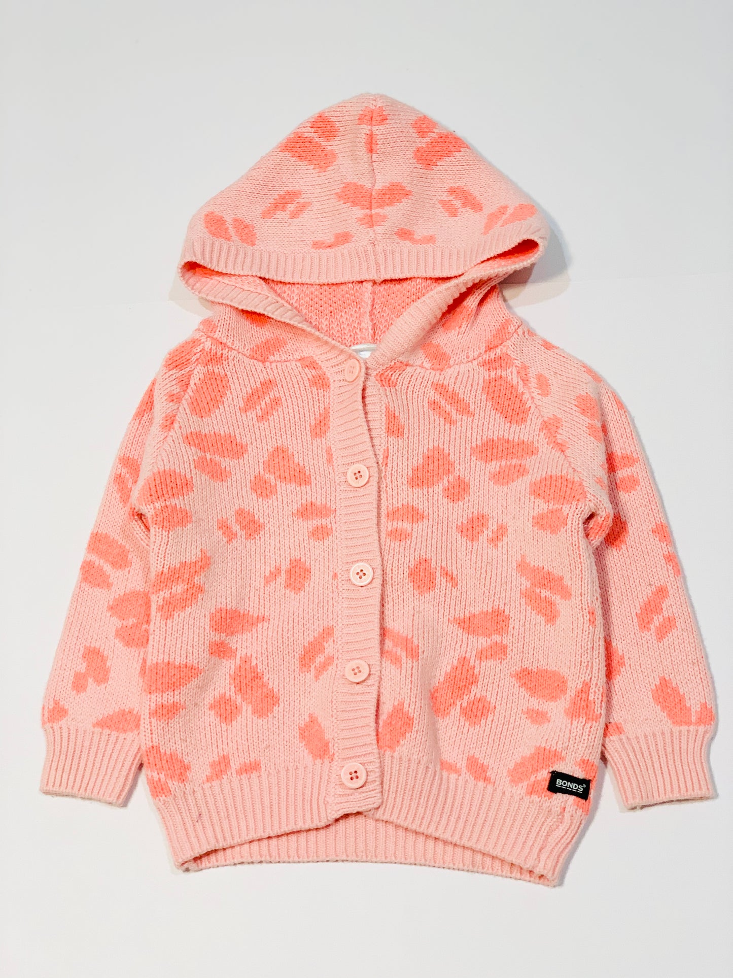 Pink knit jacket - Size 1