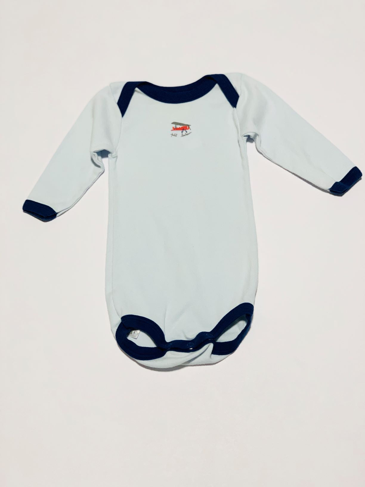 Aeroplane bodysuit - Size 3 months