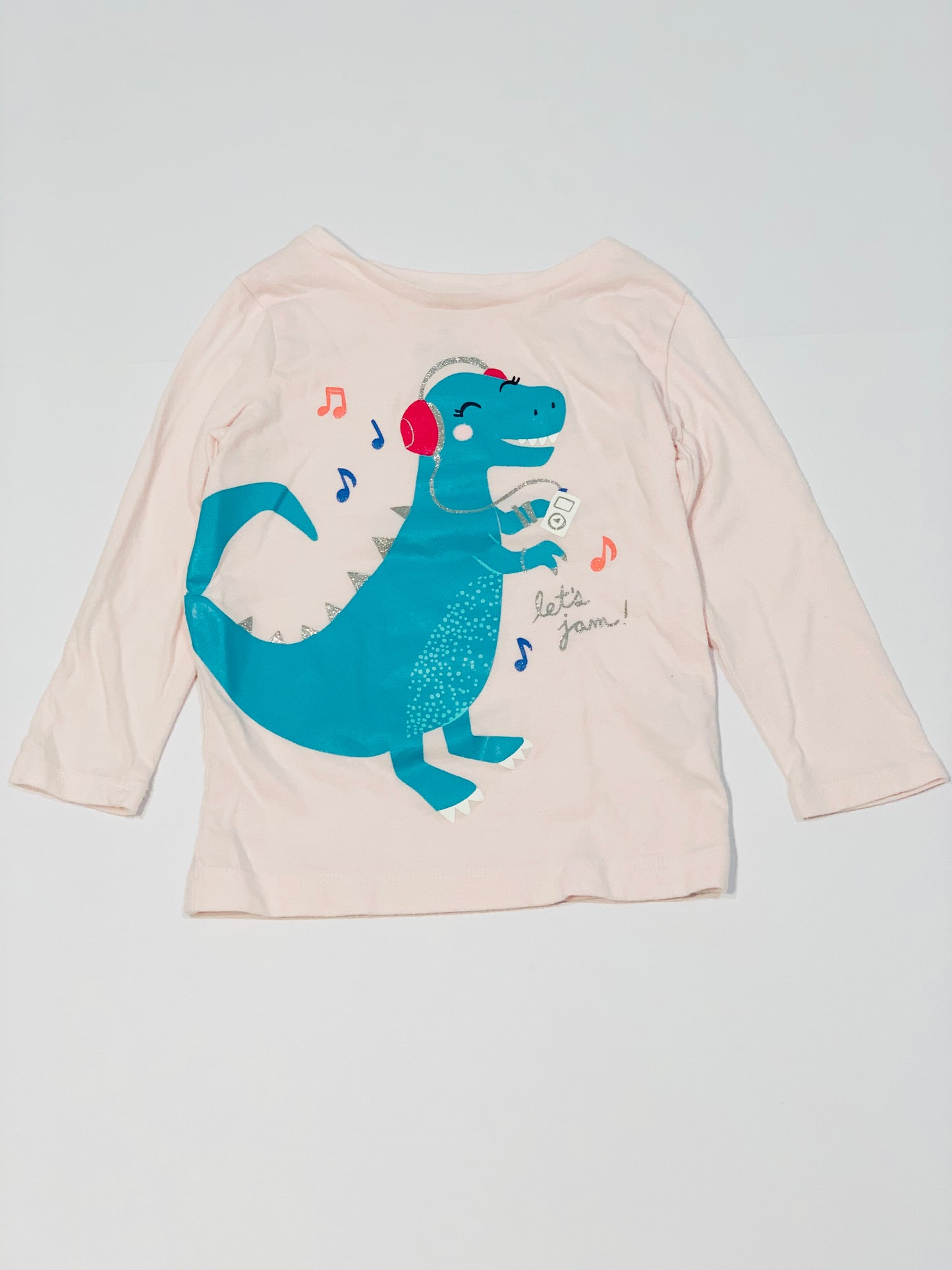 Pink dinosaur top - Size 2