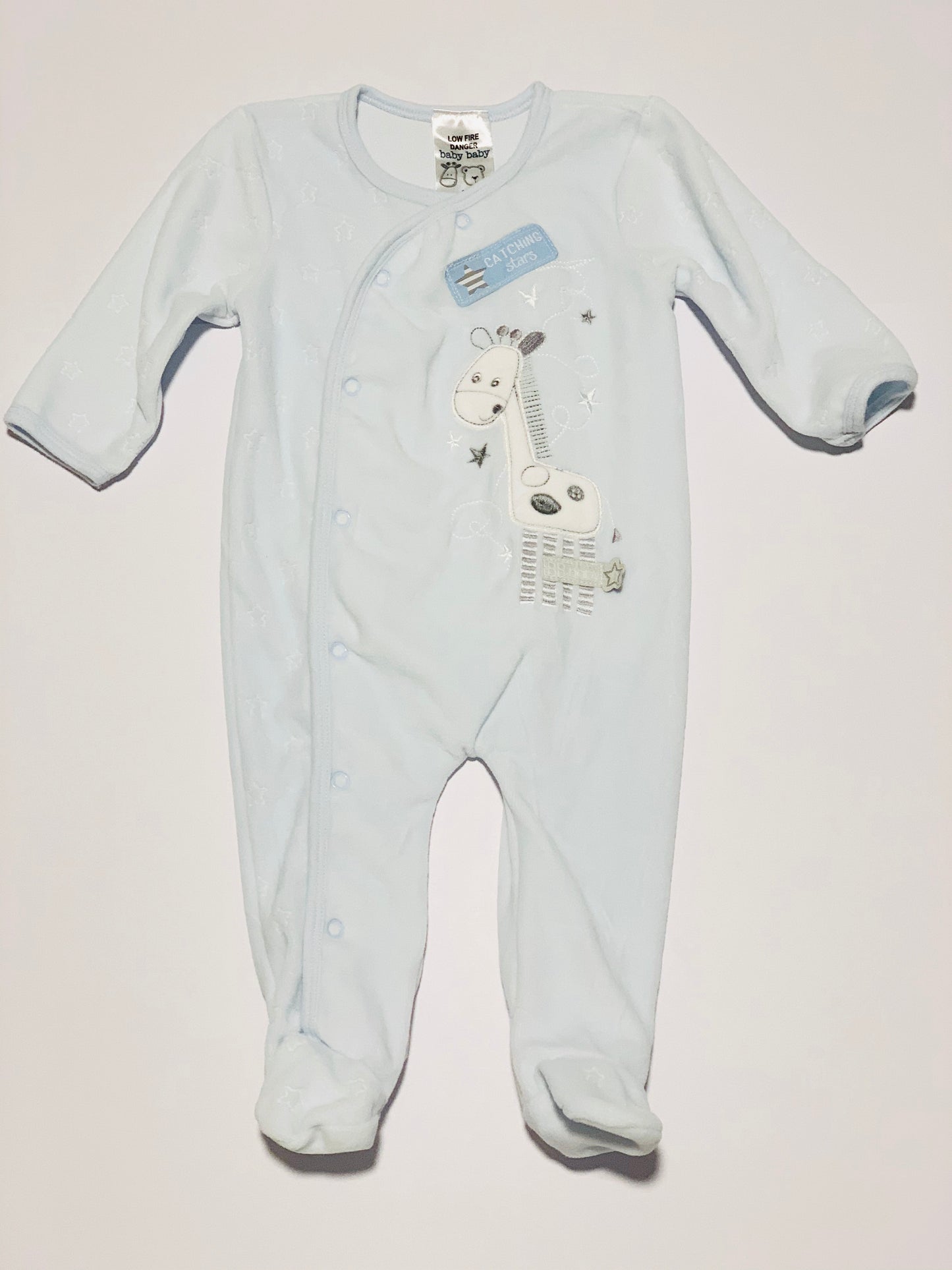 Velour giraffe onesie - Size 00