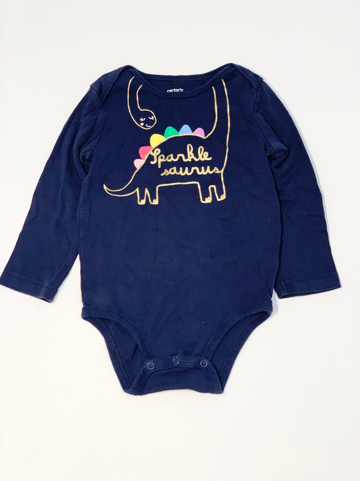 Sparkle saurus bodysuit - Size 2