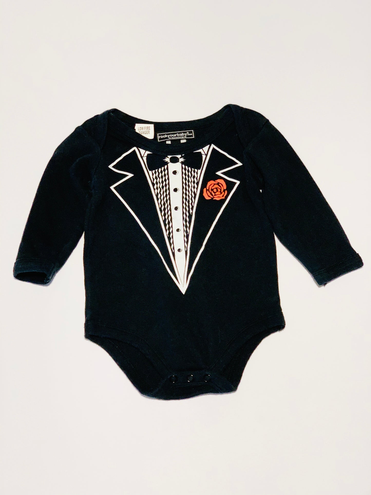 Black tuxedo bodysuit - Size 00