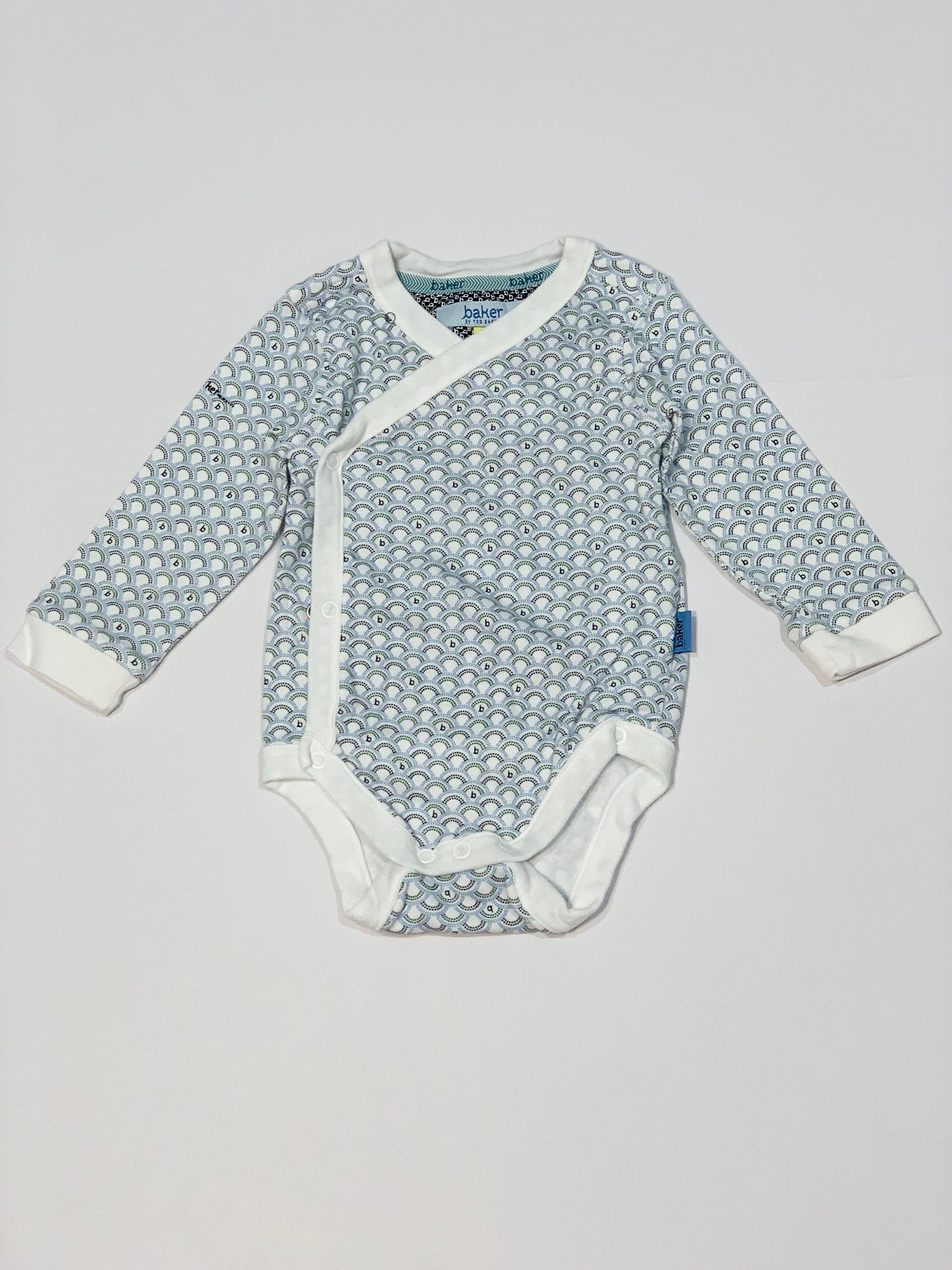 Patterned bodysuit - Size 6-9 months