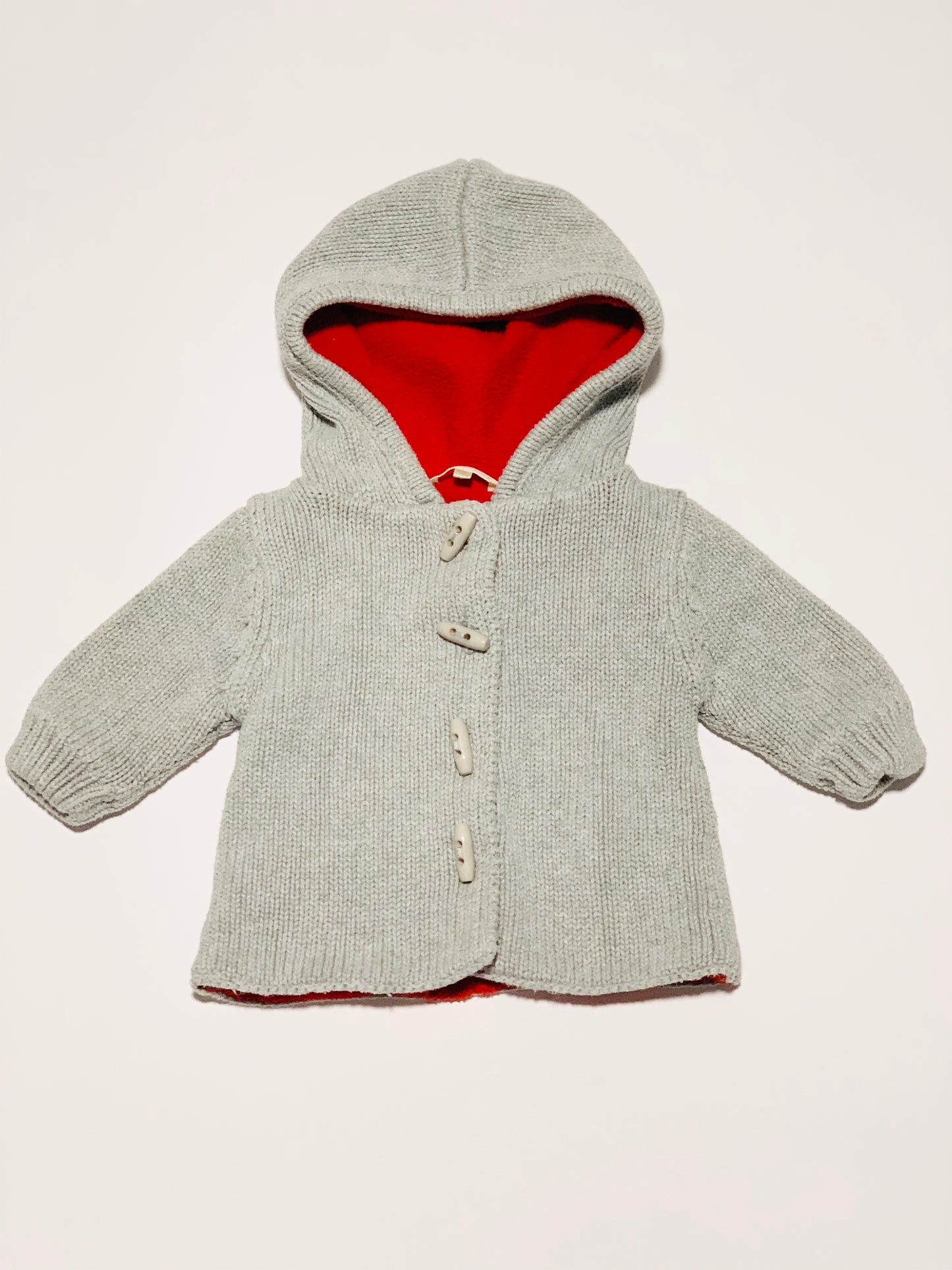 Grey hooded jacket - Size 00