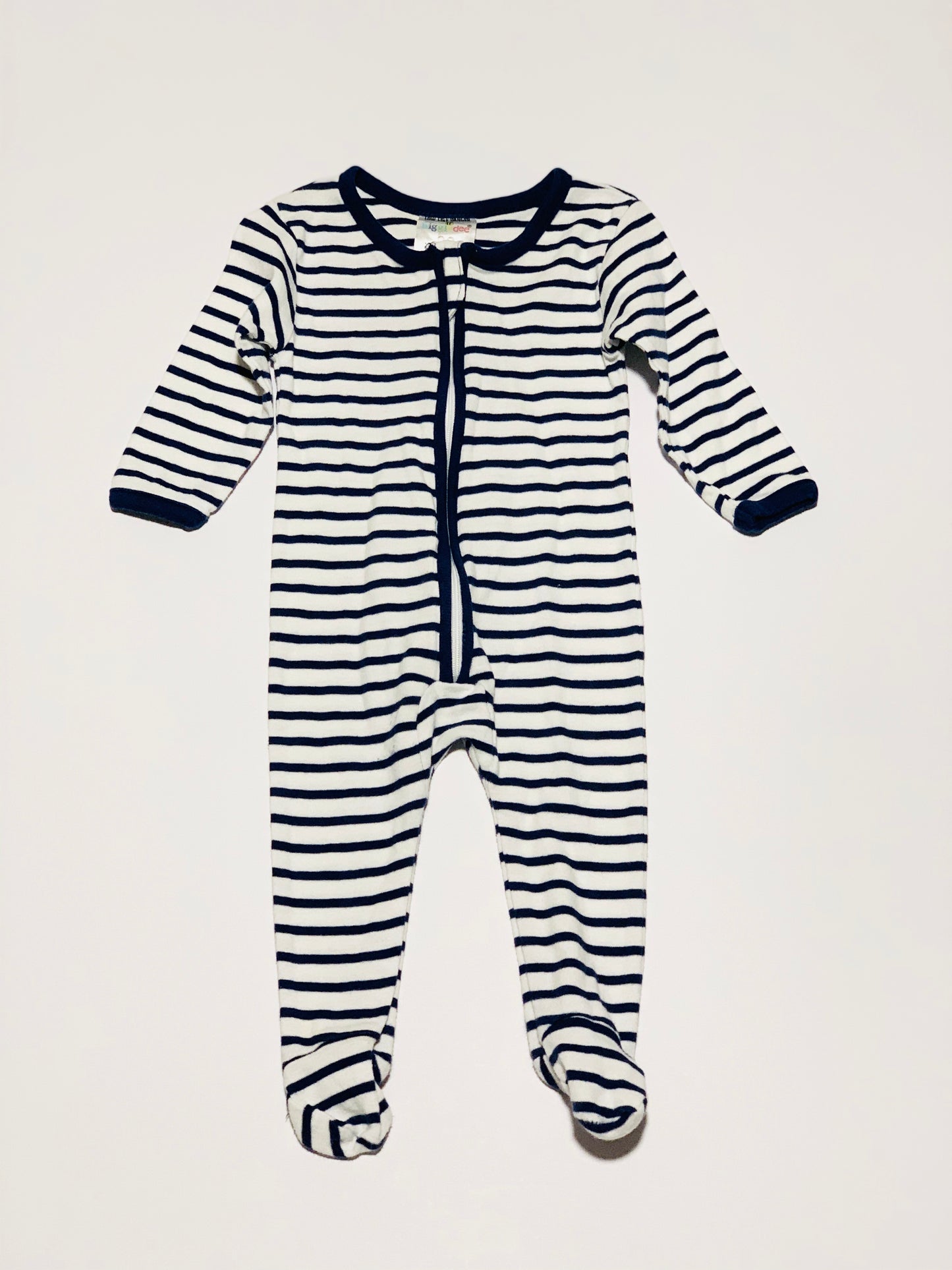 Blue striped onesie - Size 00