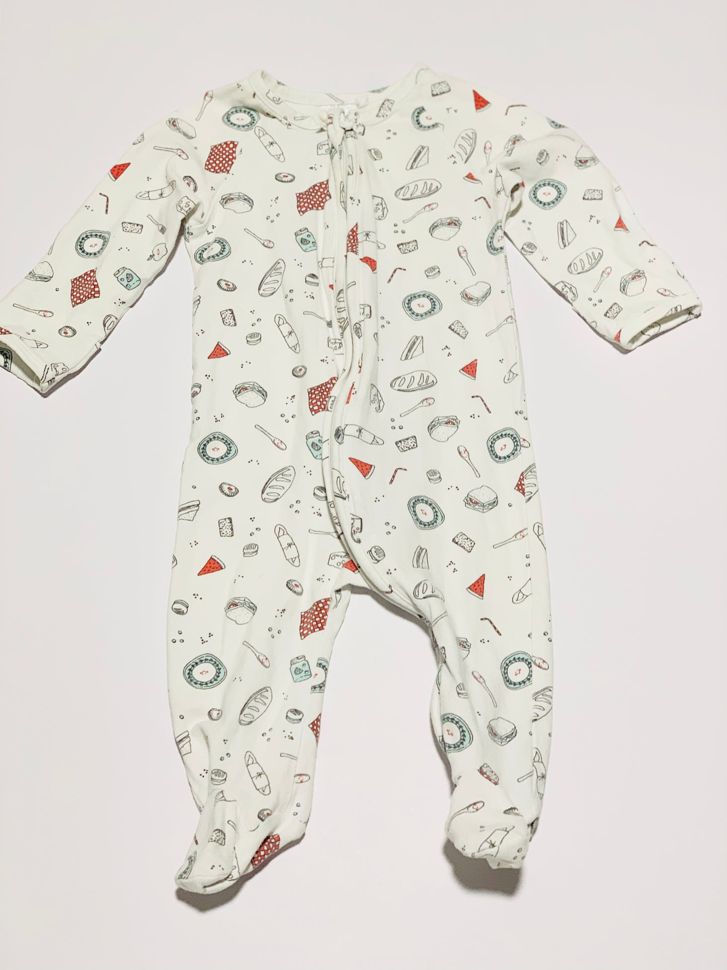 Breakkie zip onesie - Size 00