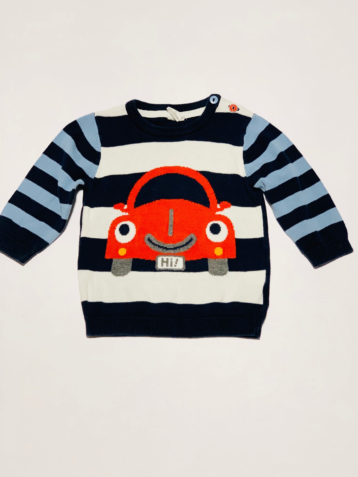 Red car jumper - Size 00
