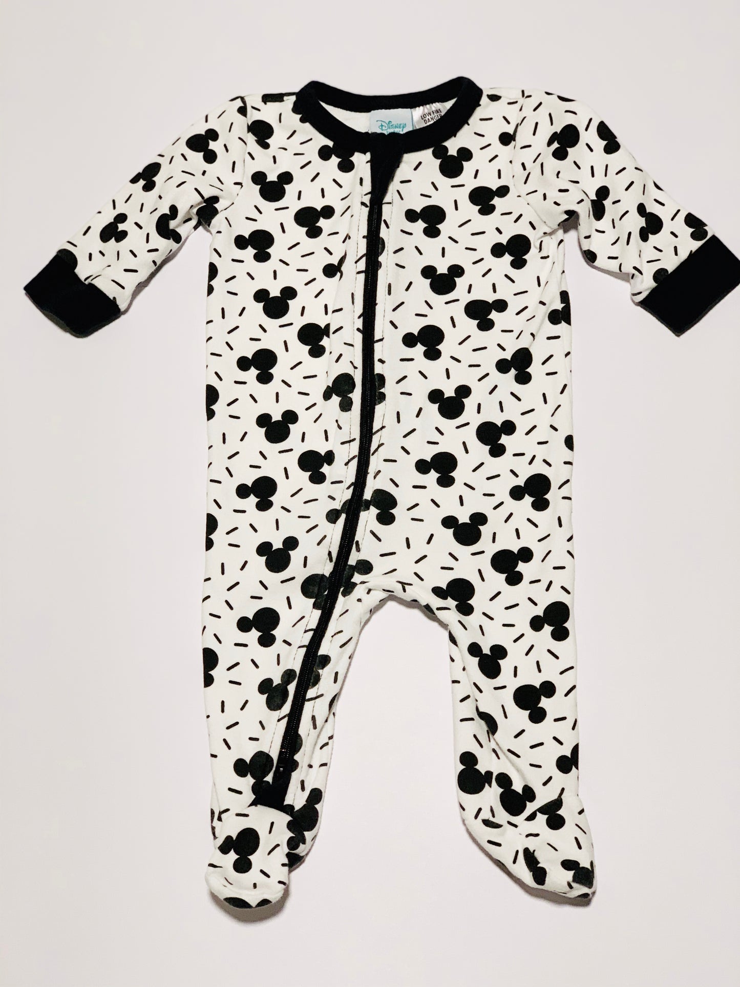 Mickey Mouse zip onesie - Size 00