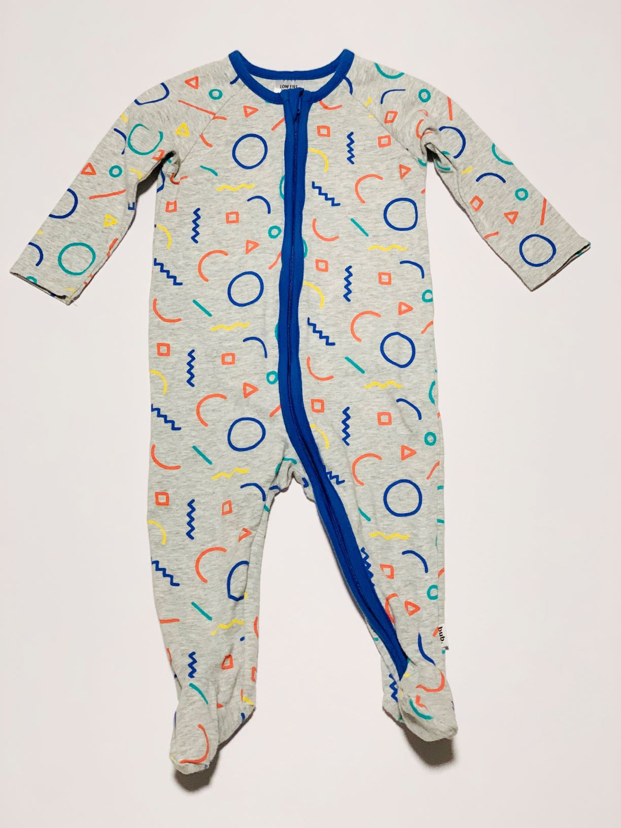 Squiggle zip onesie - Size 0