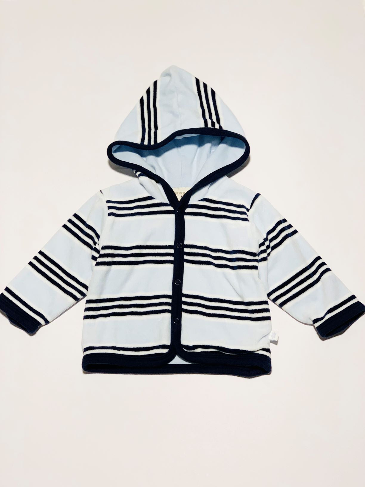 Velour hooded jacket - Size 0