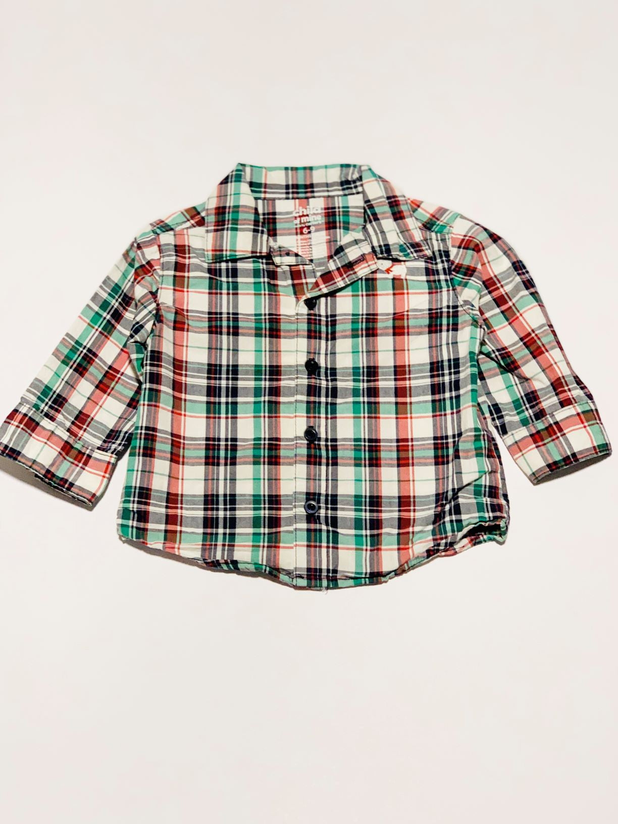 Checkered shirt - Size 6-9 months