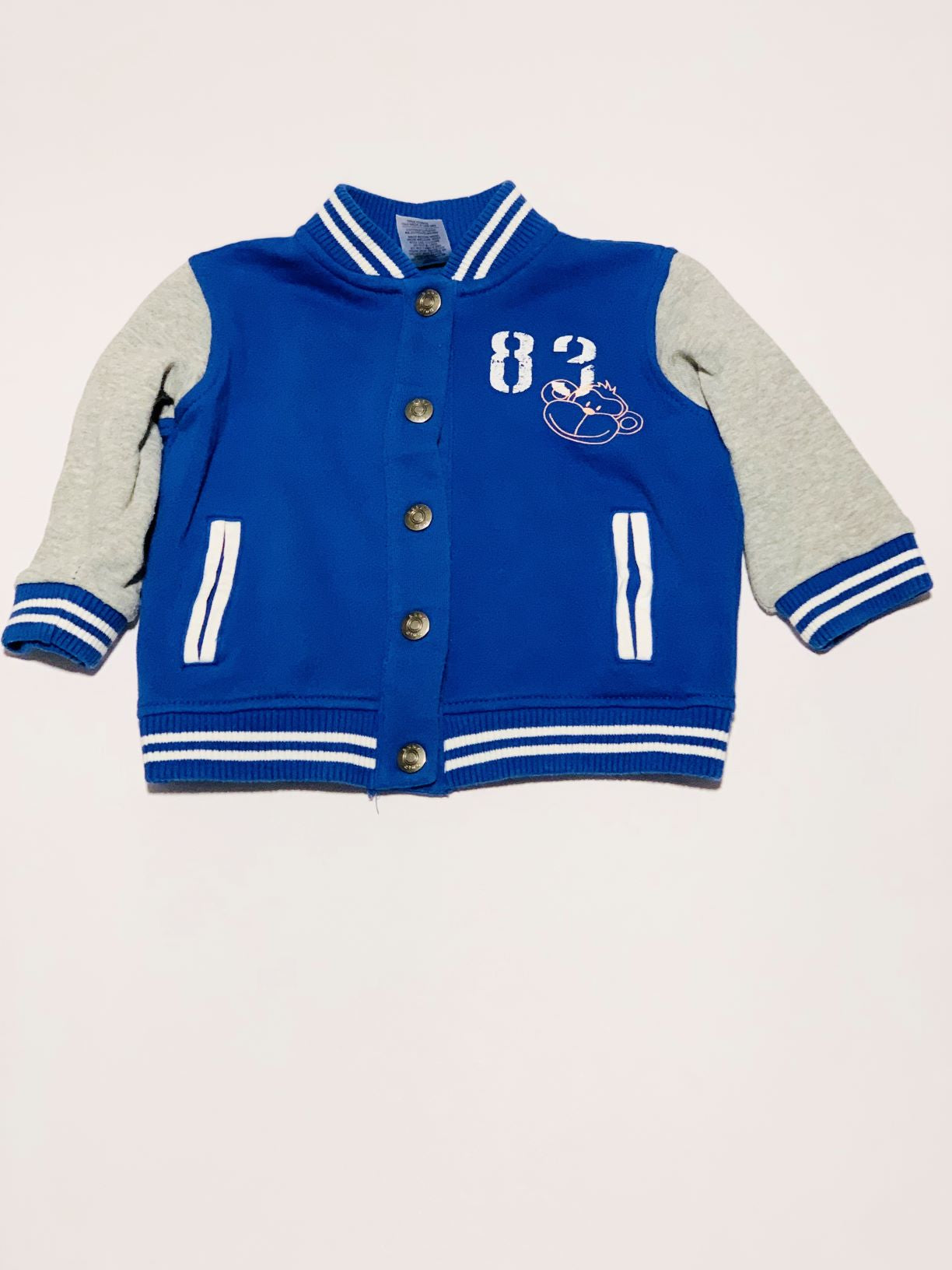 Blue fleecy jacket - Size 0