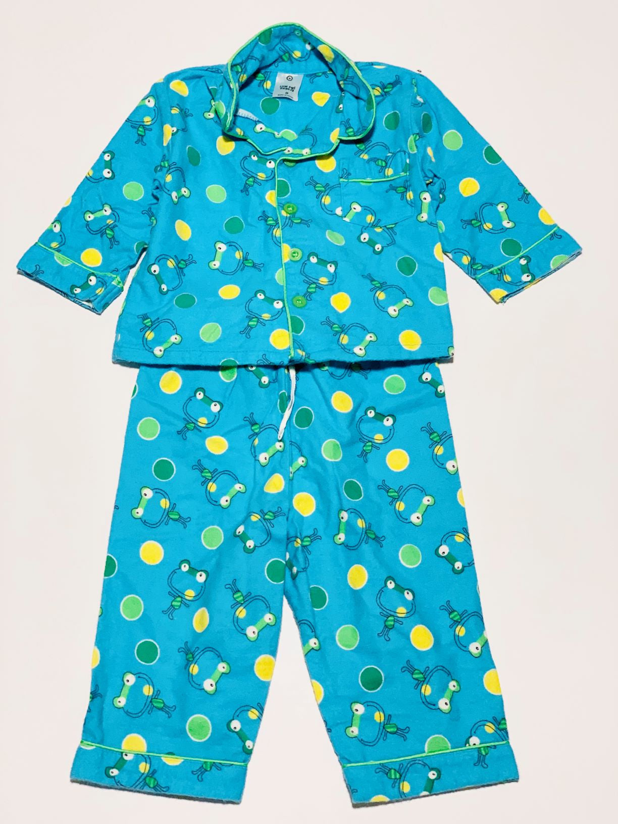 Frog flannelette pyjamas - Size 0