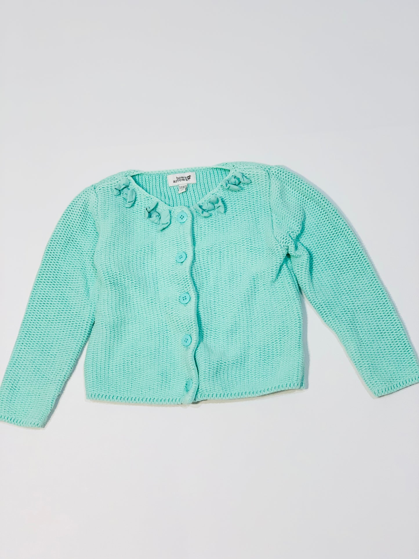 Green knit cardigan - Size 1