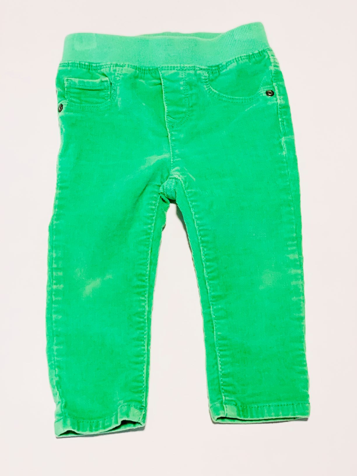 Green corduroy pants - Size 12-18 months