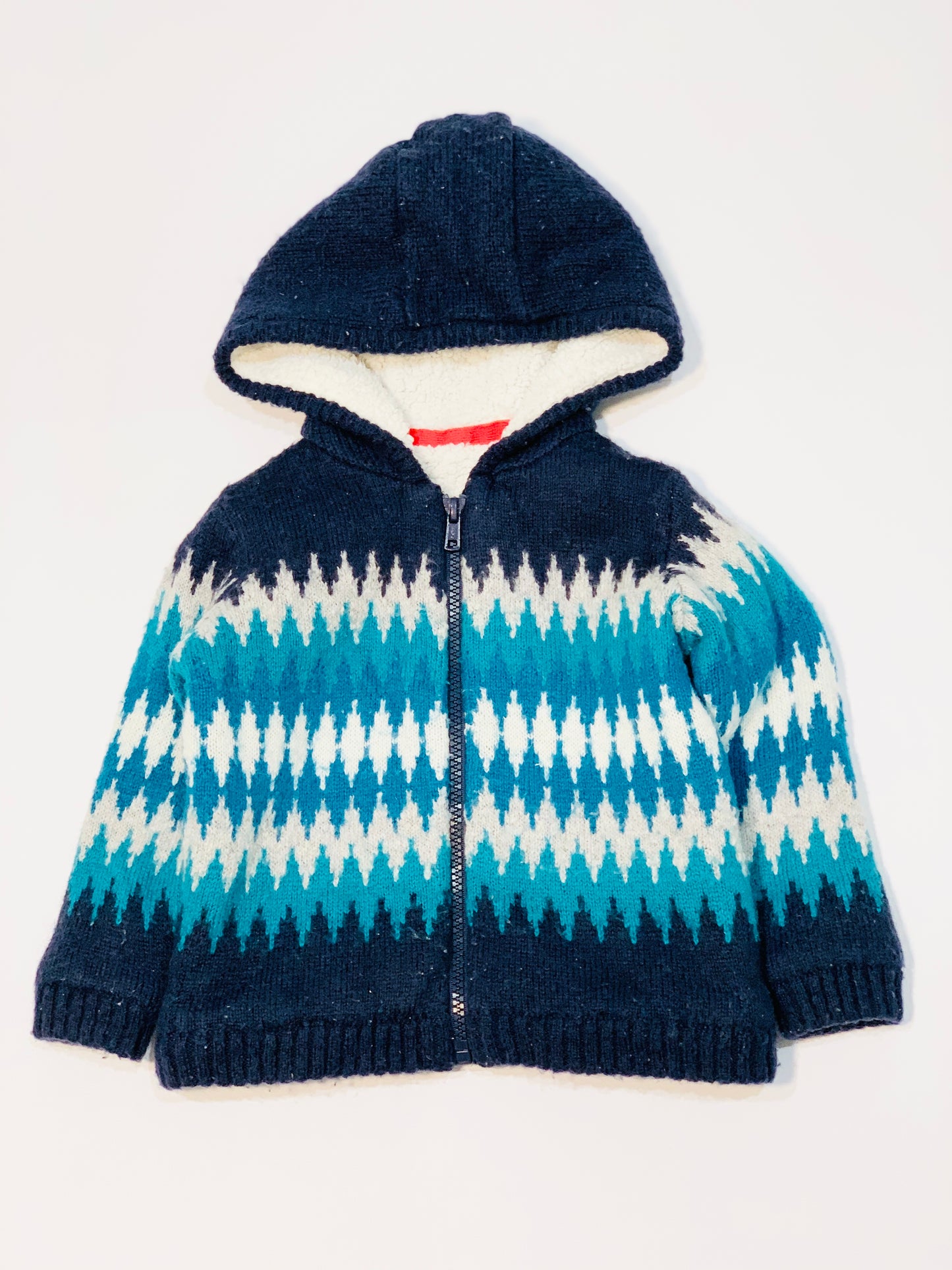 Navy knit hoodie - Size 1